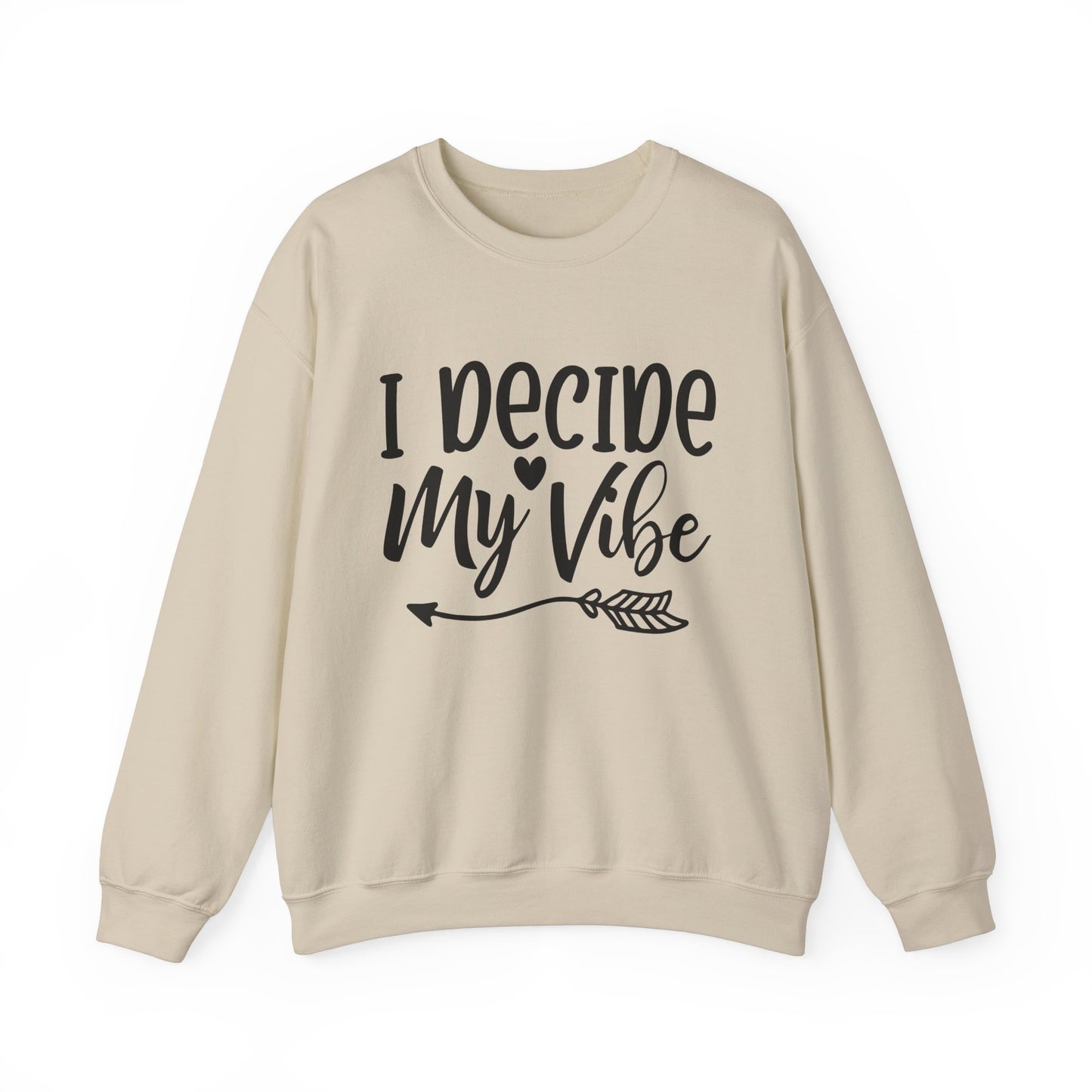 I decide my vibe. Unisex Heavy Blend™ Crewneck Sweatshirt