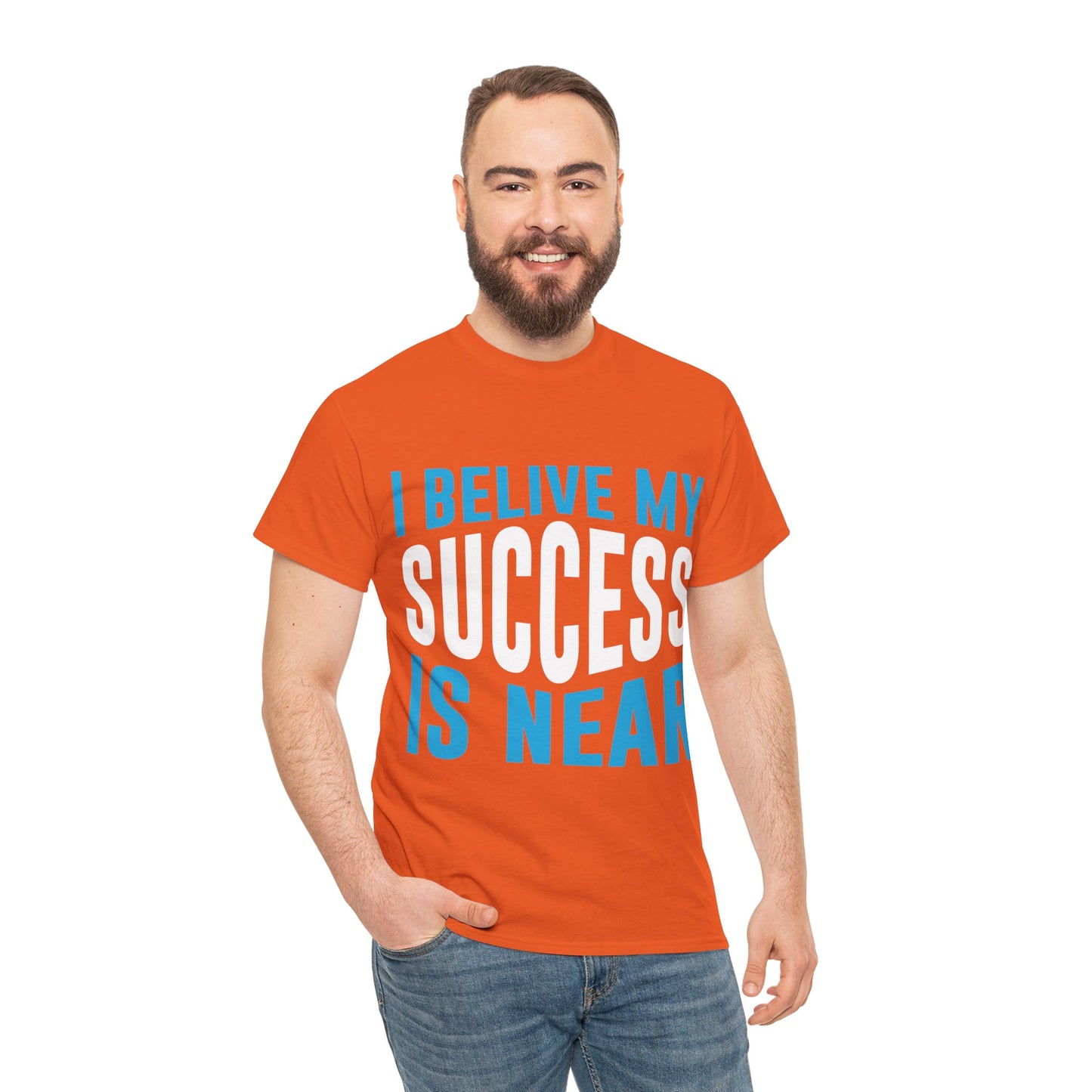 Unisex Heavy Cotton Tee - Success is Near