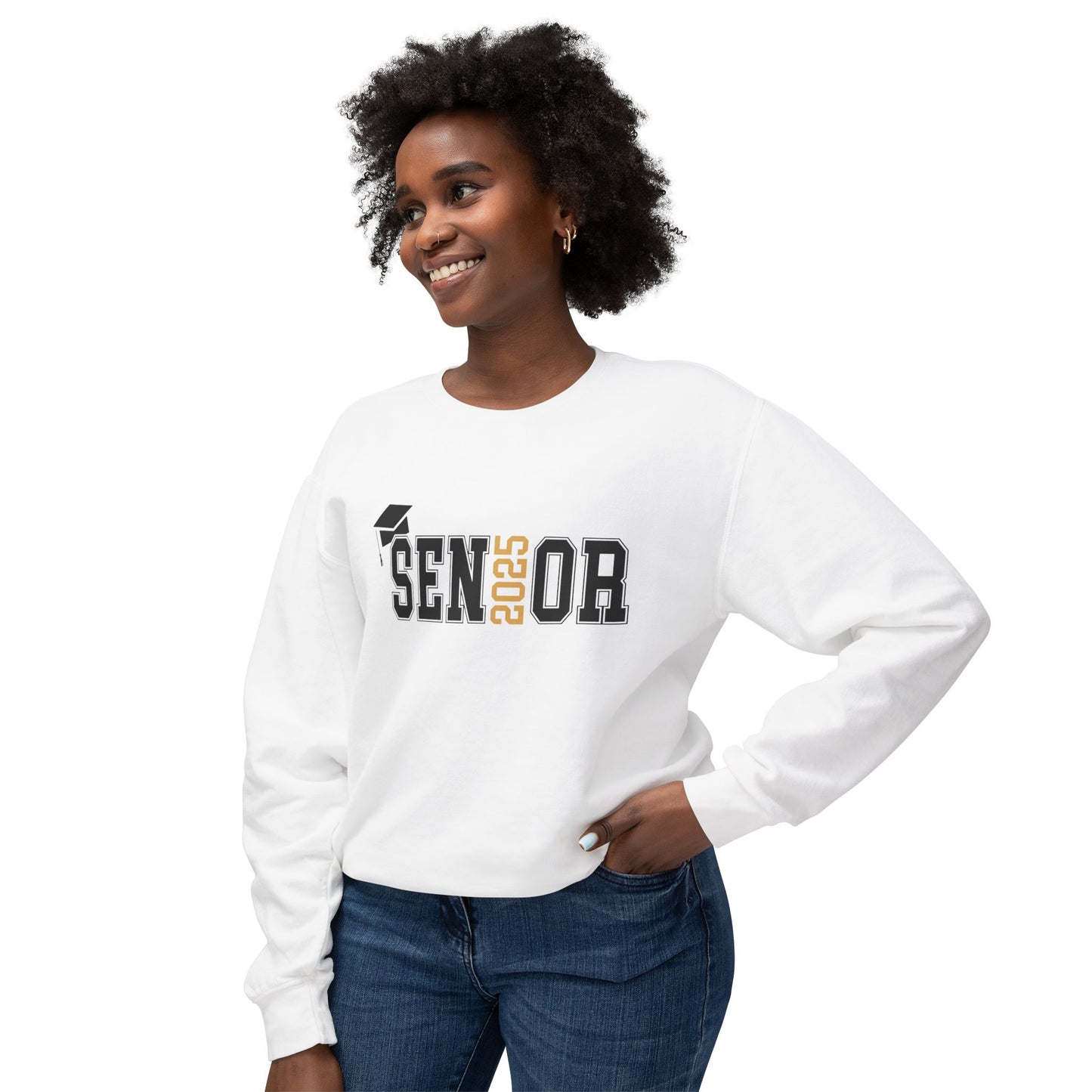 Unisex Lightweight Crewneck Sweatshirt - Senior 2025