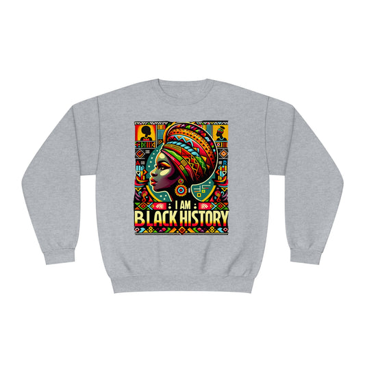 Unisex NuBlend® Crewneck Sweatshirt - I am Black History