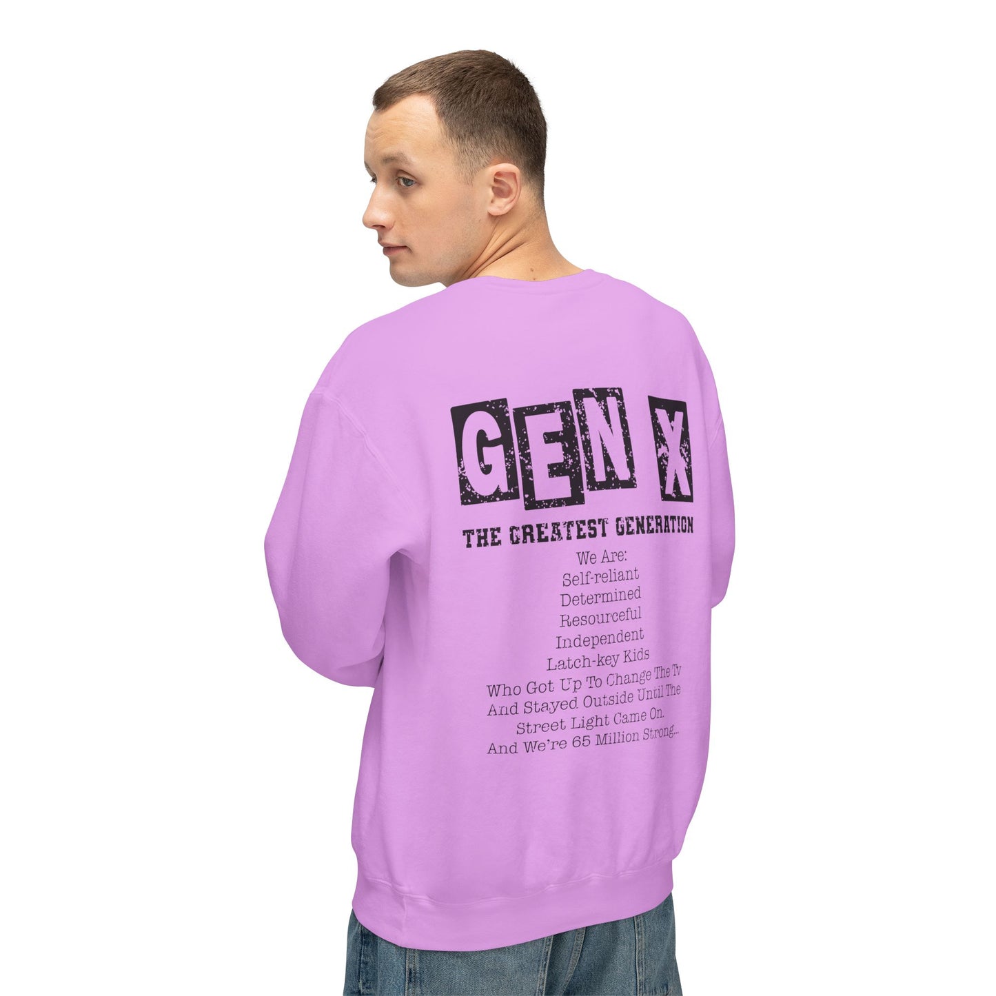 Unisex Lightweight Crewneck Sweatshirt - Gen X