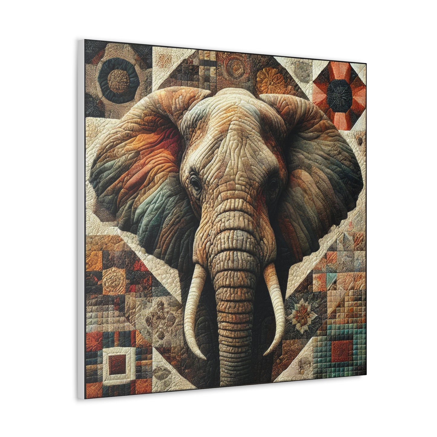 Canvas Gallery Wraps - Quilted Elephant