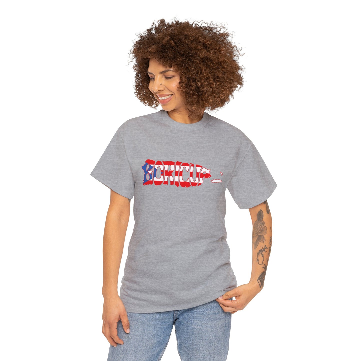 Unisex Heavy Cotton Tee - Boricua