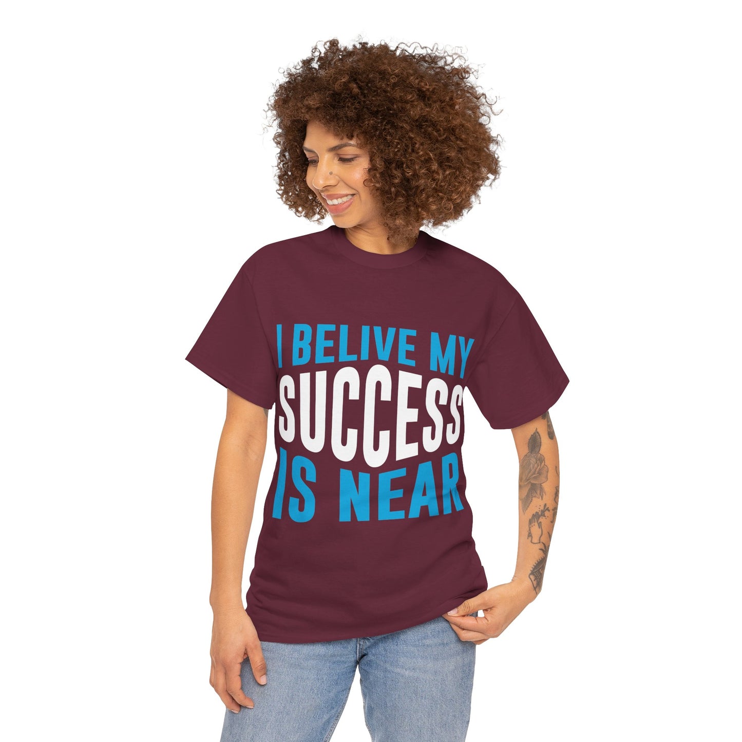 Unisex Heavy Cotton Tee - Success is Near