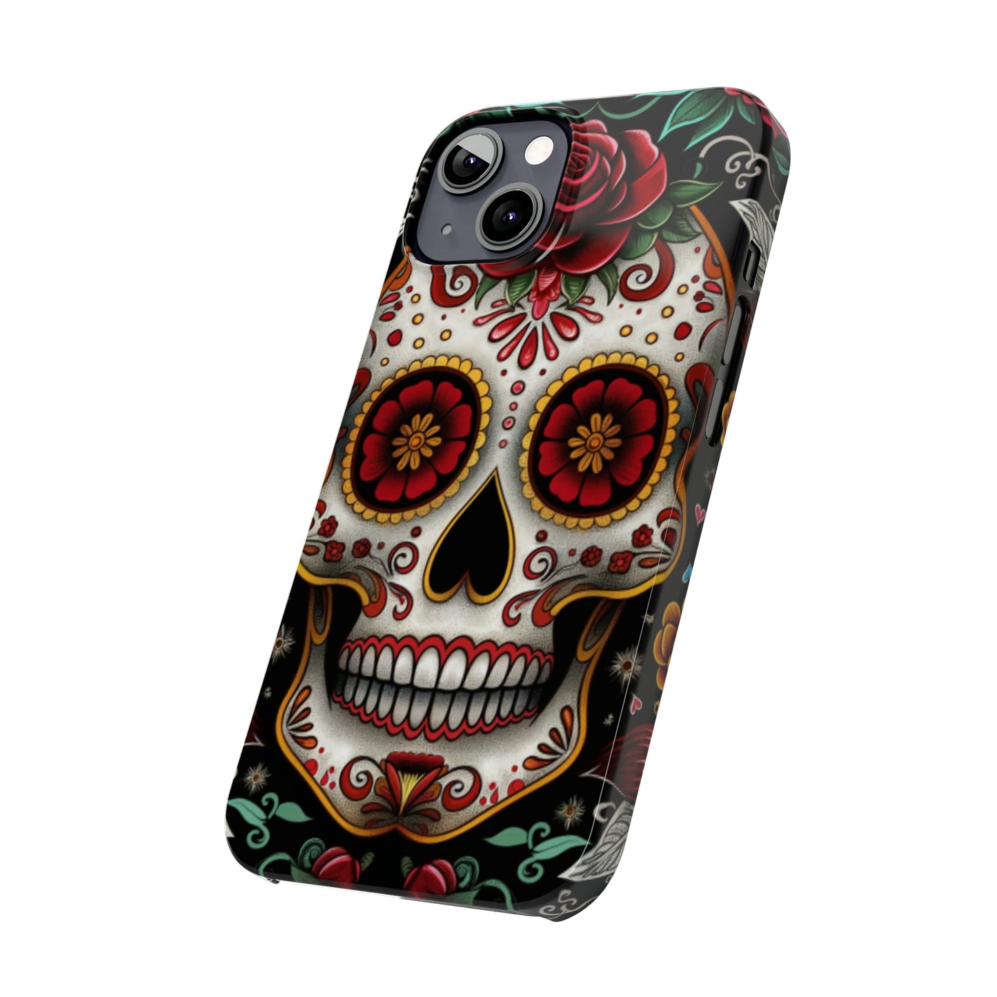 Slim Phone Cases - Sugar Skulls