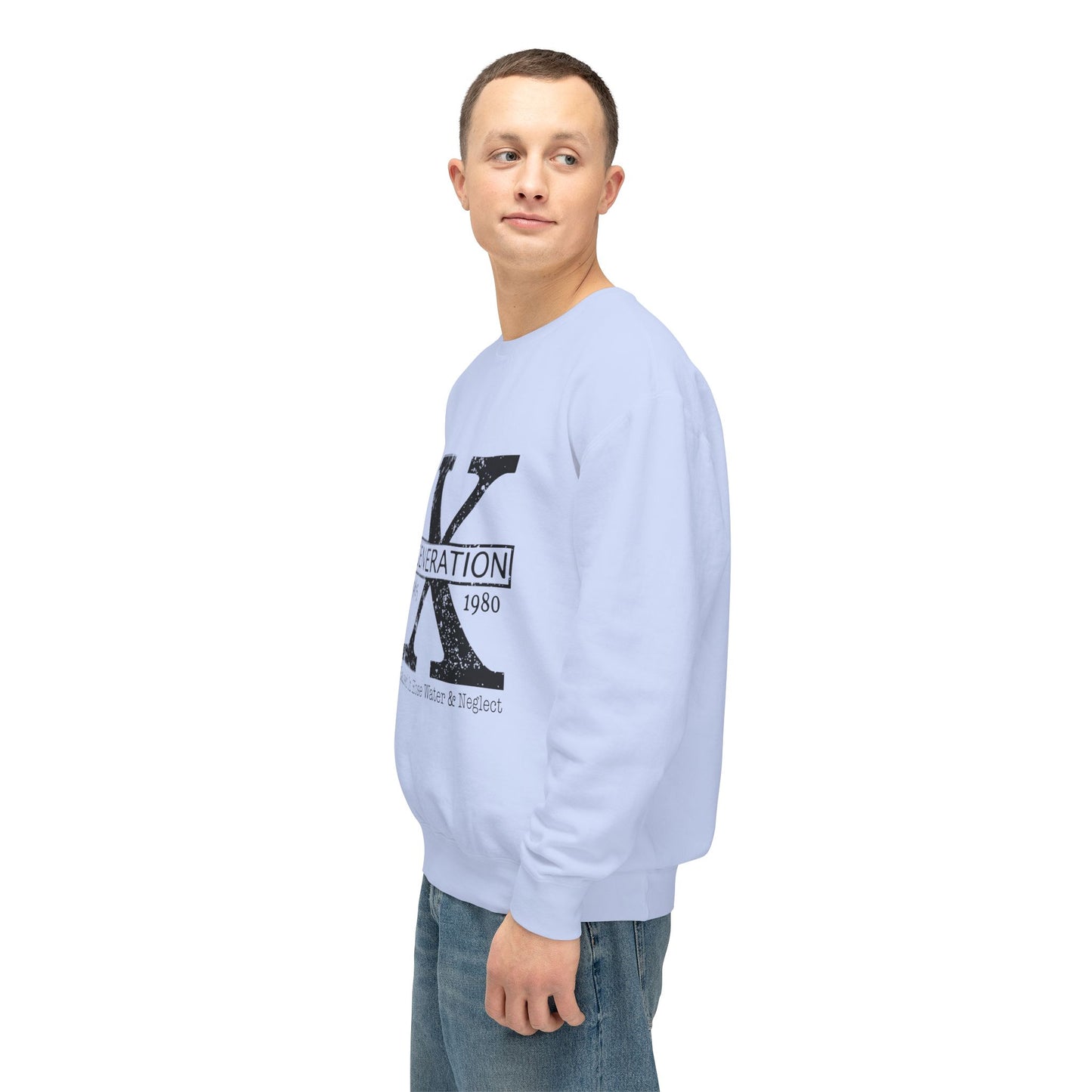 Unisex Lightweight Crewneck Sweatshirt - Gen X