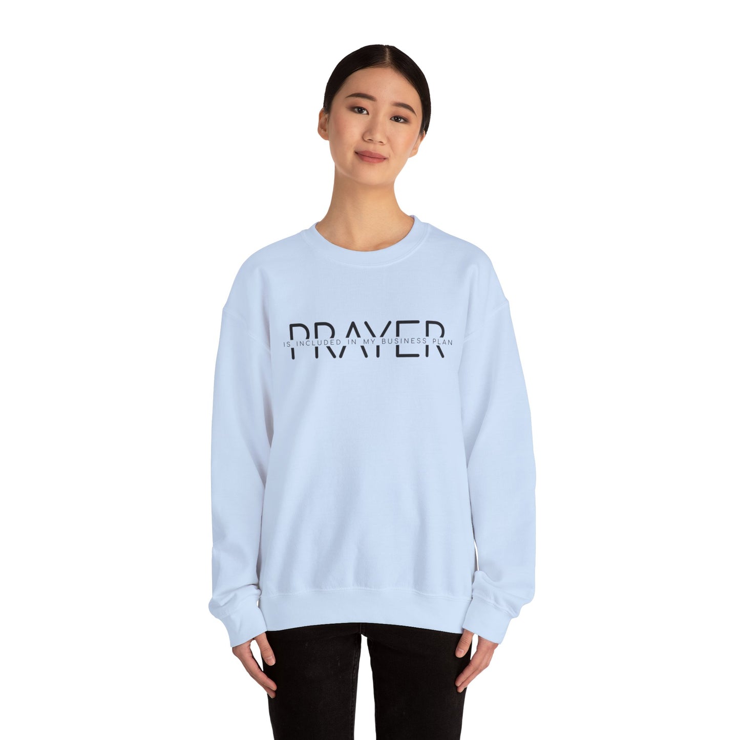 Unisex Heavy Blend™ Crewneck Sweatshirt - Prayer is included on my business plan