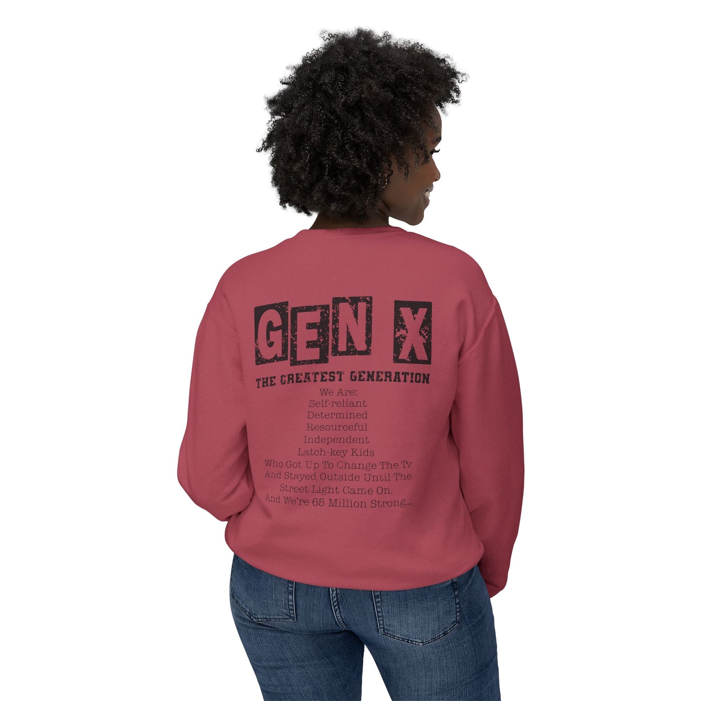 Unisex Lightweight Crewneck Sweatshirt - Gen X