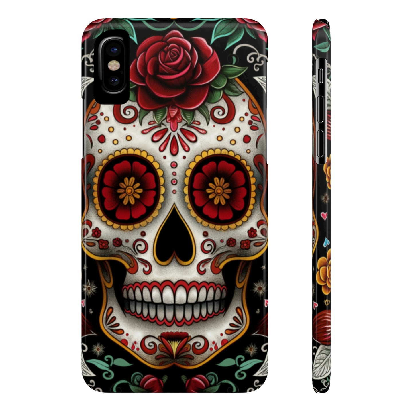 Slim Phone Cases - Sugar Skulls