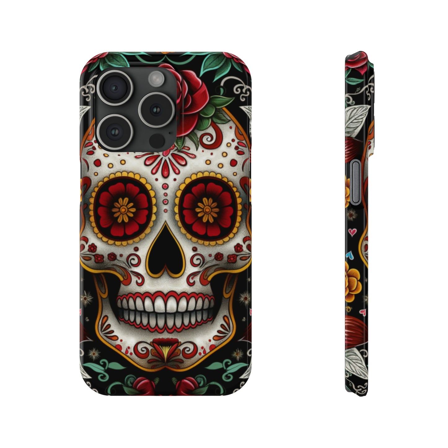 Slim Phone Cases - Sugar Skulls