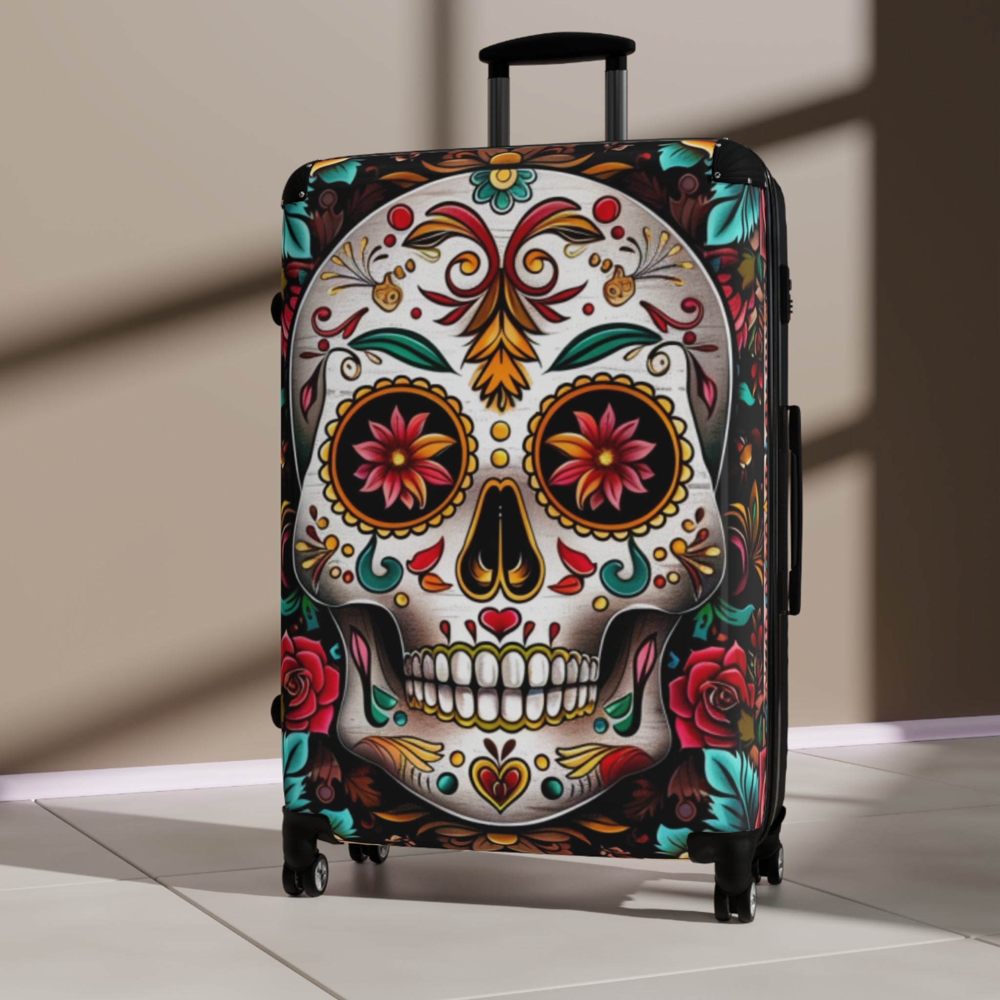 It luggage sugar skull online