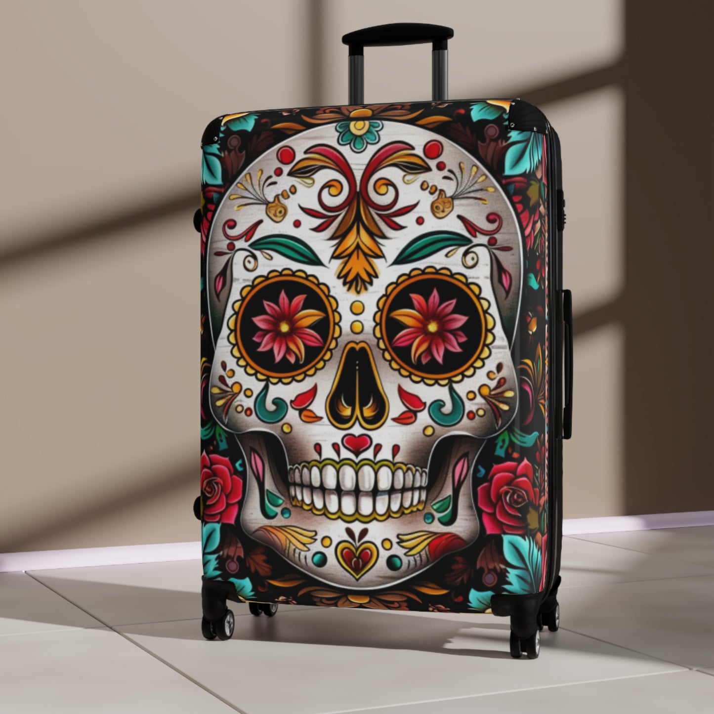 Suitcase - Sugar Skull