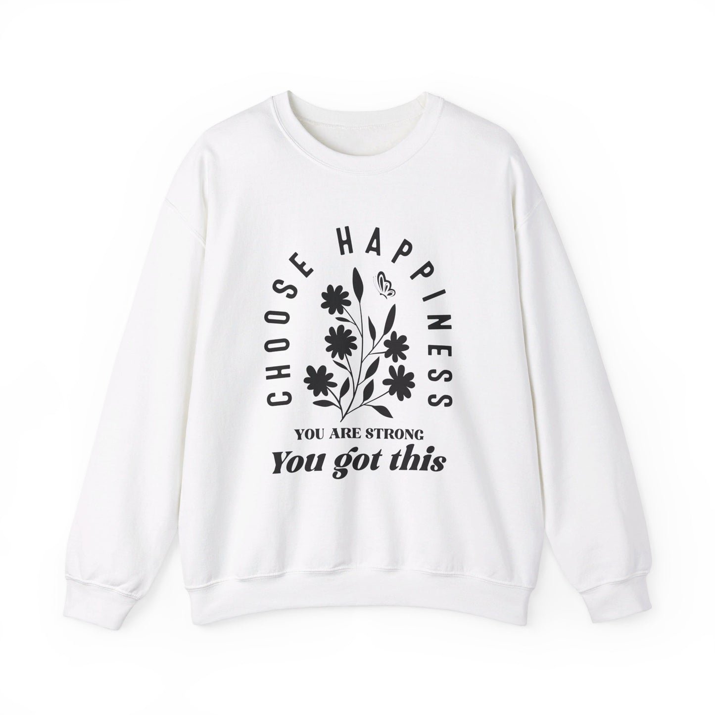 Unisex Heavy Blend™ Crewneck Sweatshirt - Choose Happiness