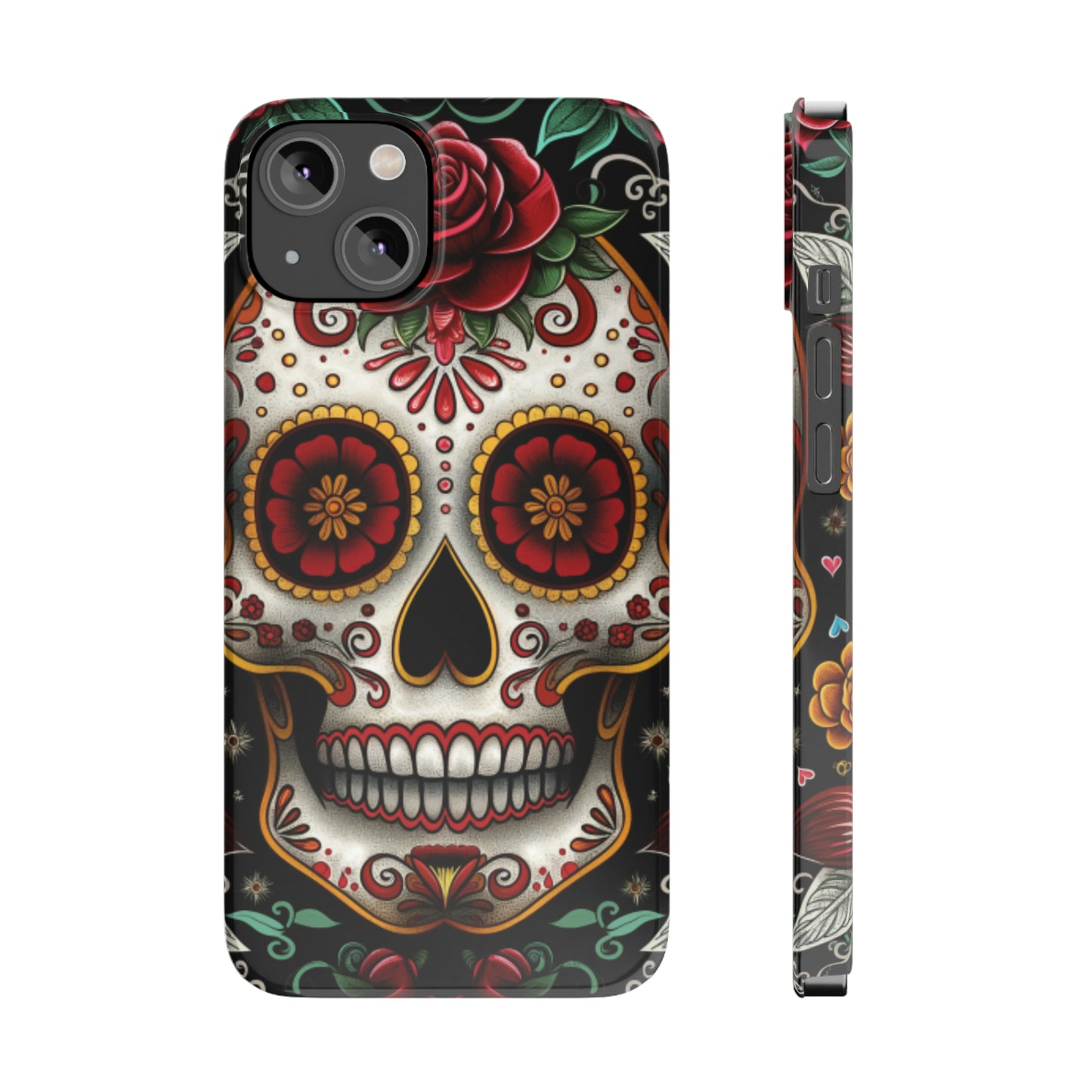 Slim Phone Cases - Sugar Skulls