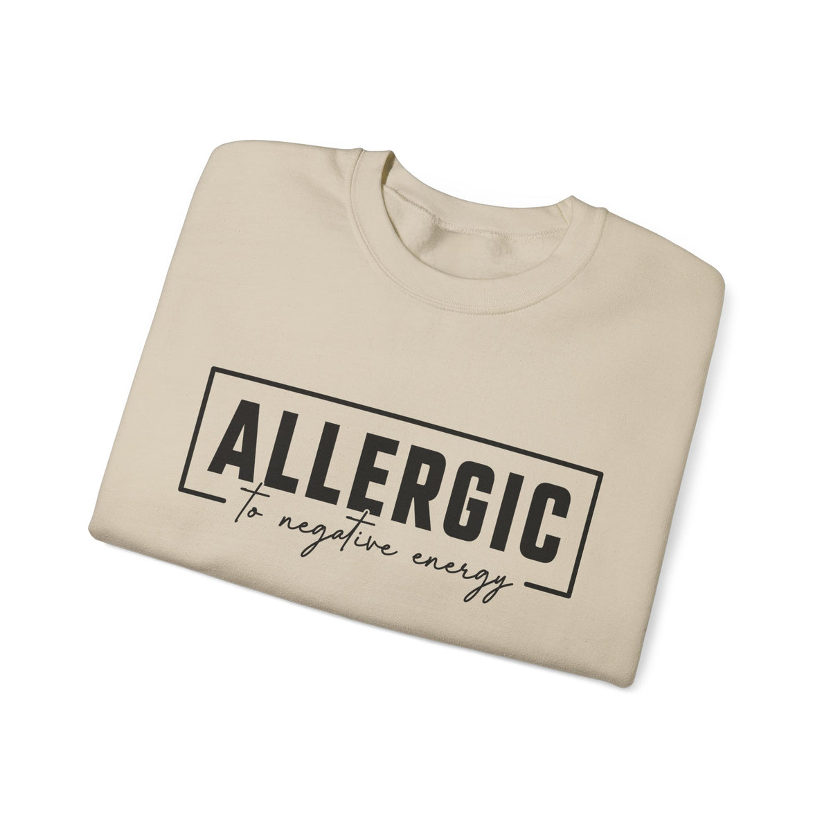 Unisex Heavy Blend™ Crewneck Sweatshirt - Allergic to Negative Energy