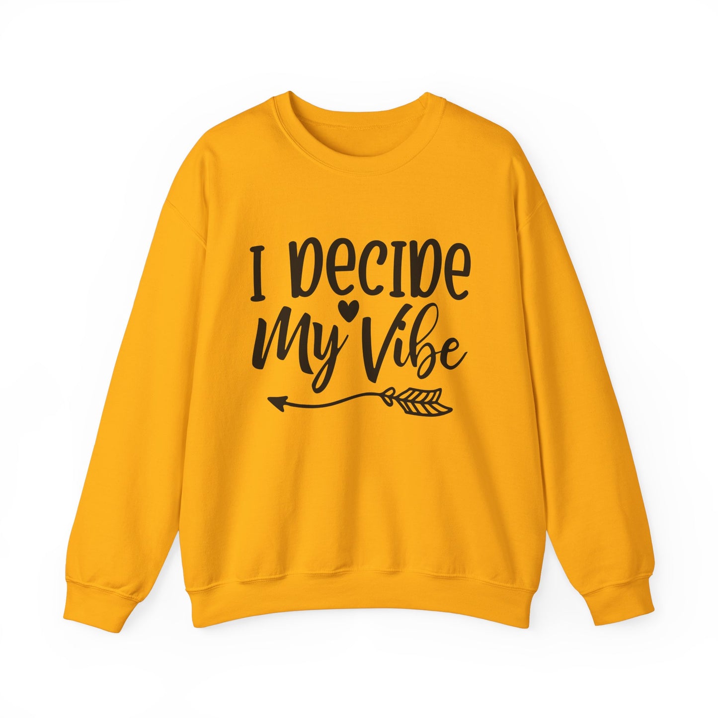 I decide my vibe. Unisex Heavy Blend™ Crewneck Sweatshirt