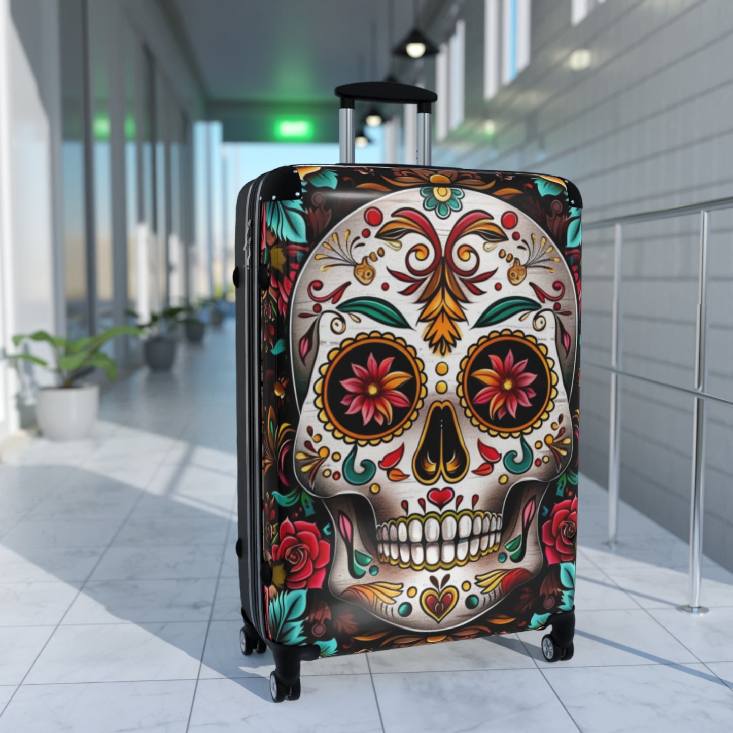 Suitcase - Sugar Skull