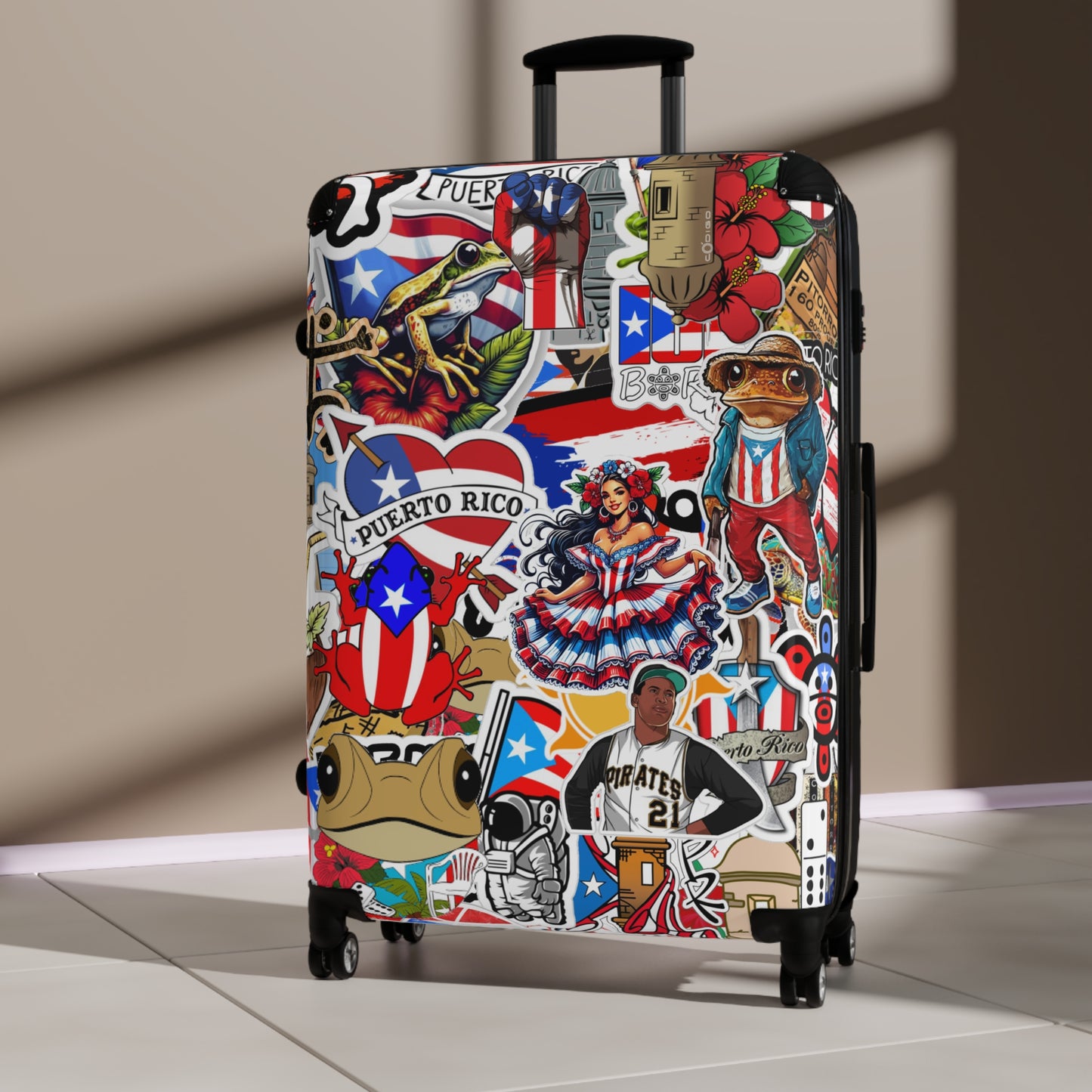 Suitcase - Puerto Rico Pride Luggage