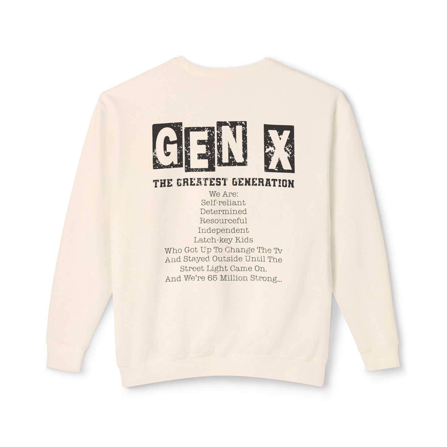 Unisex Lightweight Crewneck Sweatshirt - Gen X