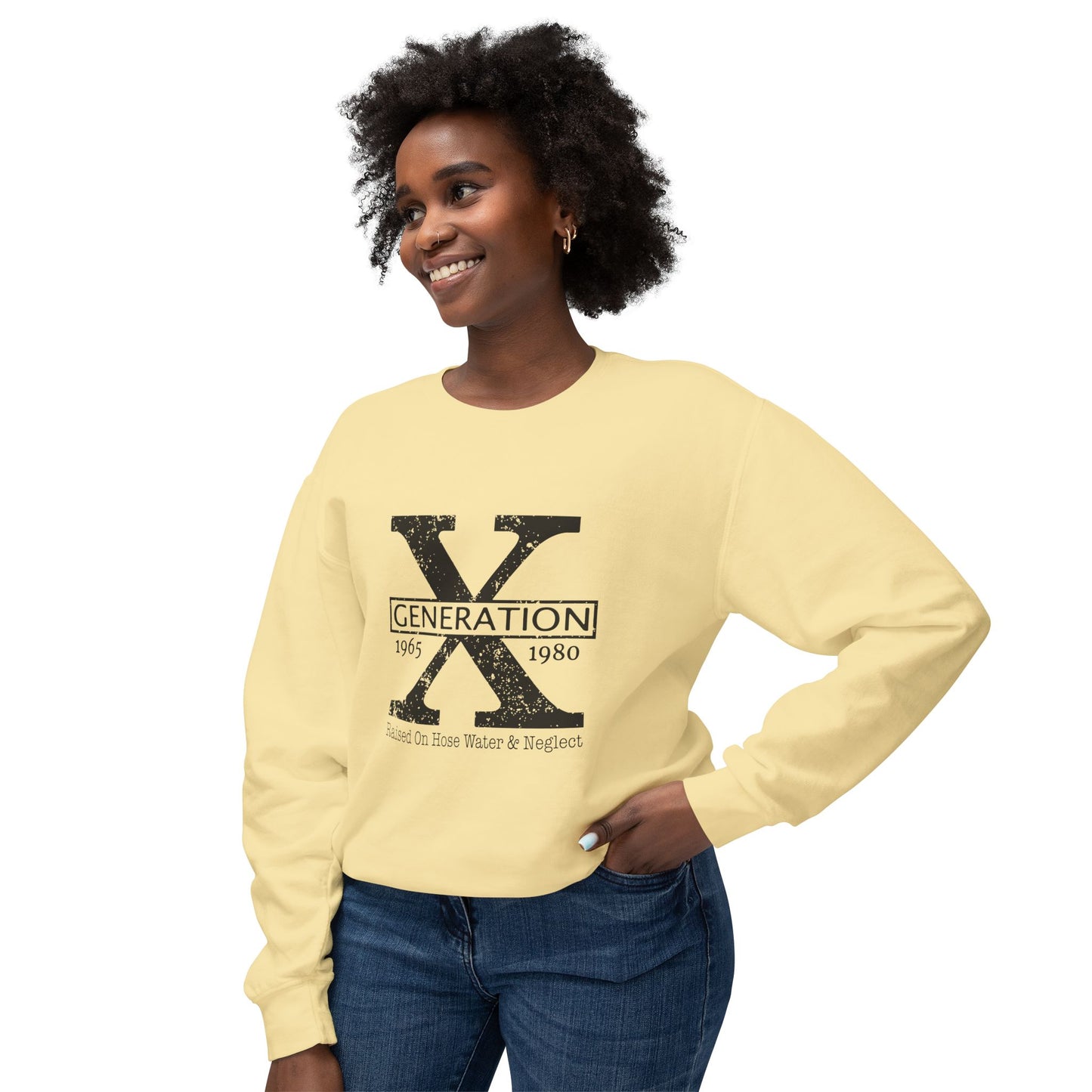 Unisex Lightweight Crewneck Sweatshirt - Gen X