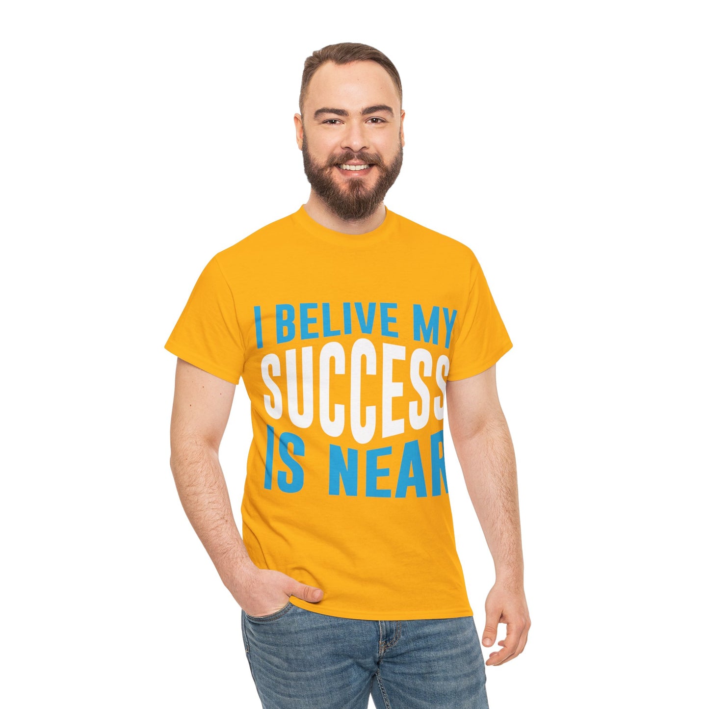 Unisex Heavy Cotton Tee - Success is Near