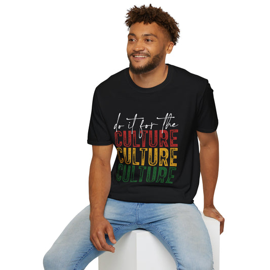 Unisex Softstyle T-Shirt: "Do It For The Culture" - Vibrant Cultural Statement Tee