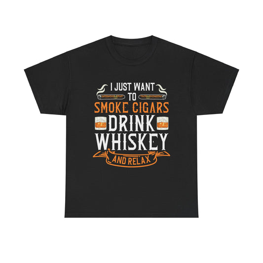 Unisex Heavy Cotton Tee - Drink Whiskey