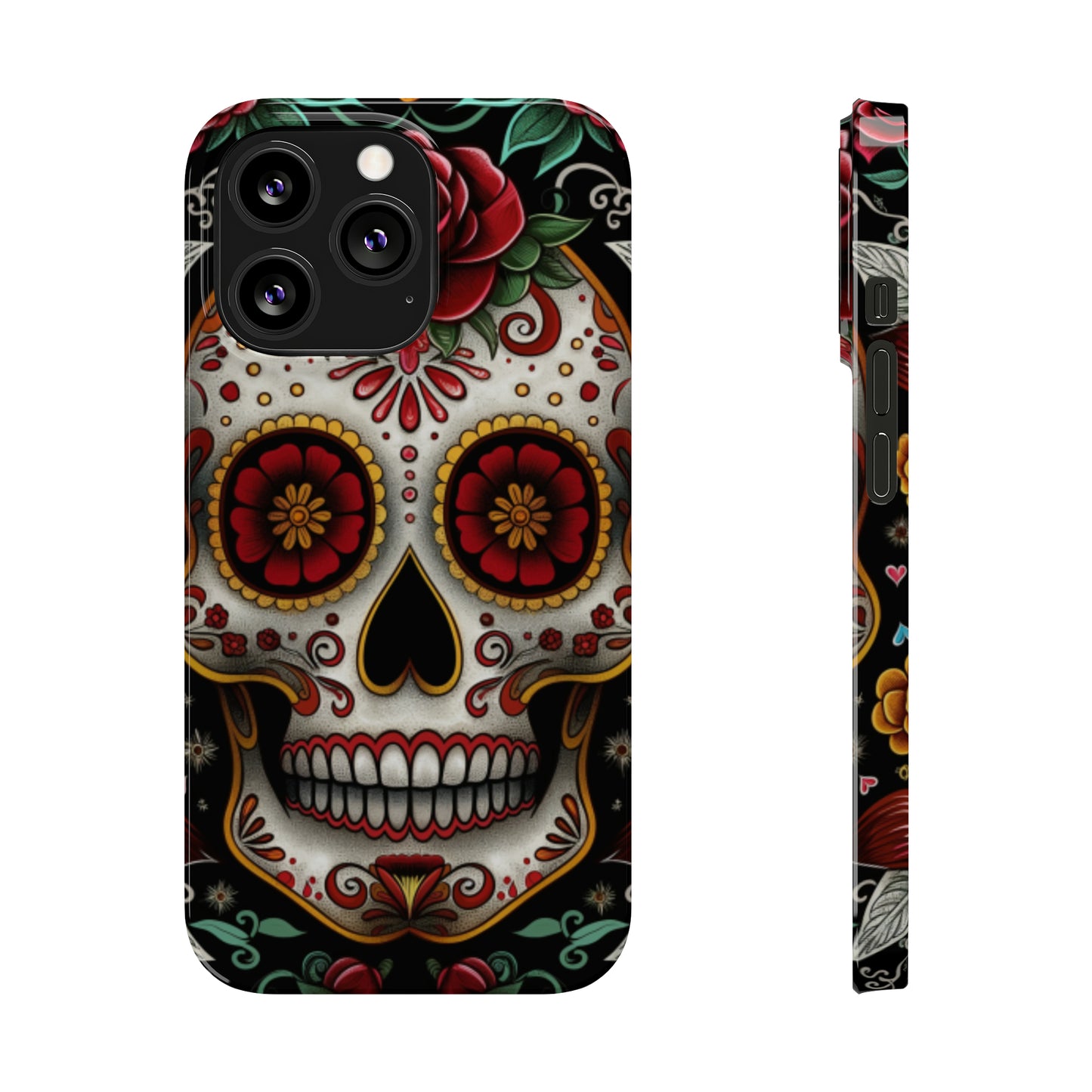 Slim Phone Cases - Sugar Skulls