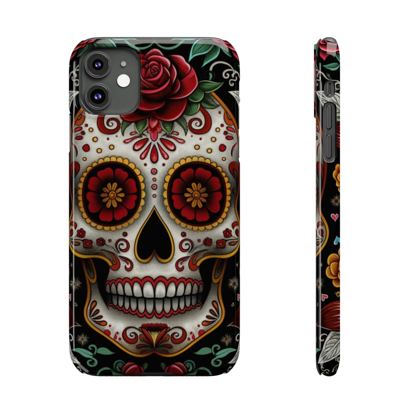 Slim Phone Cases - Sugar Skulls