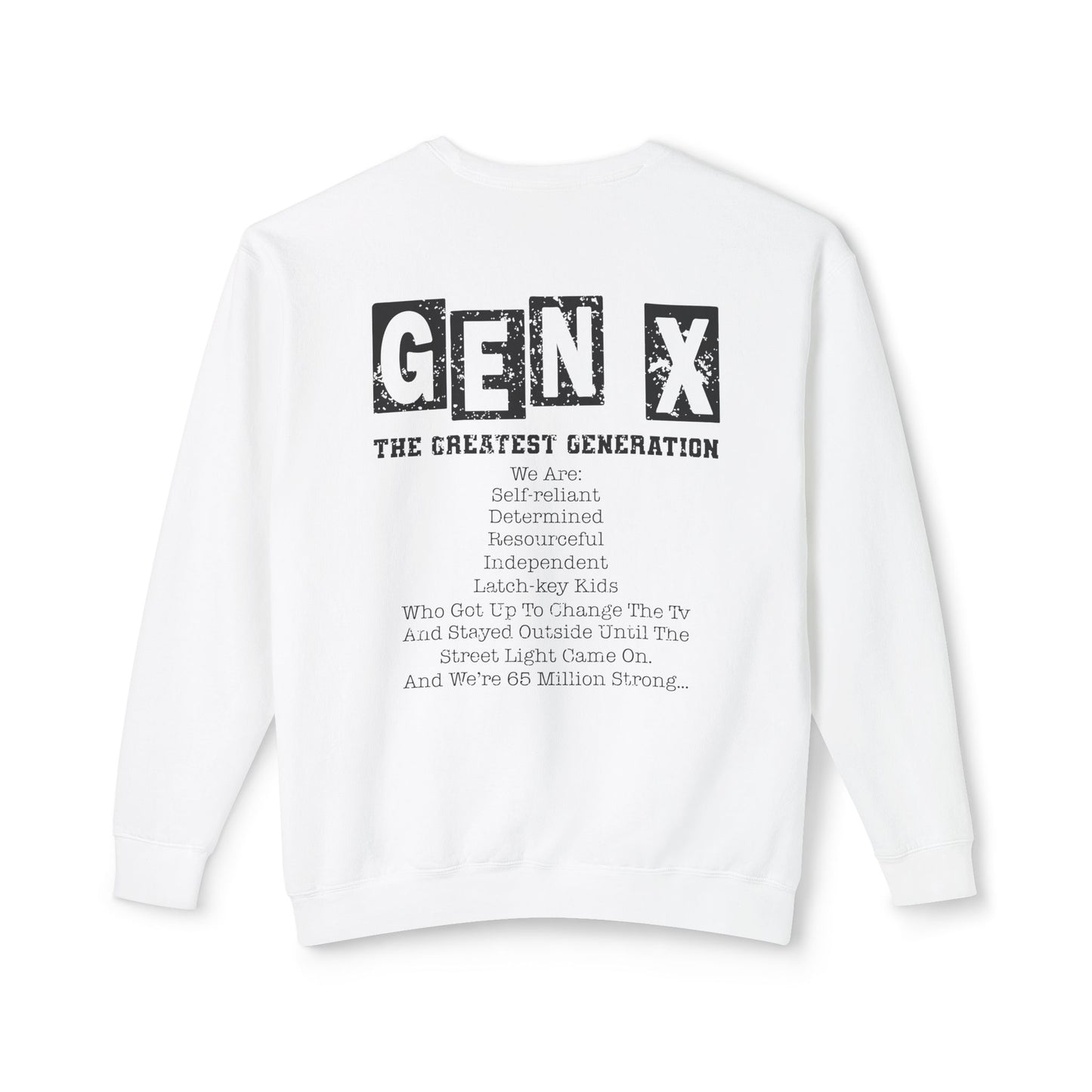 Unisex Lightweight Crewneck Sweatshirt - Gen X