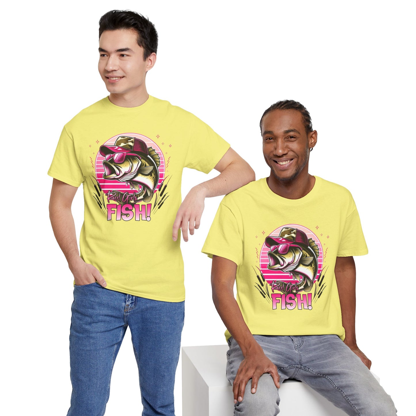 Catch of the Day Fishing Tee - Unisex Heavy Cotton T-Shirt