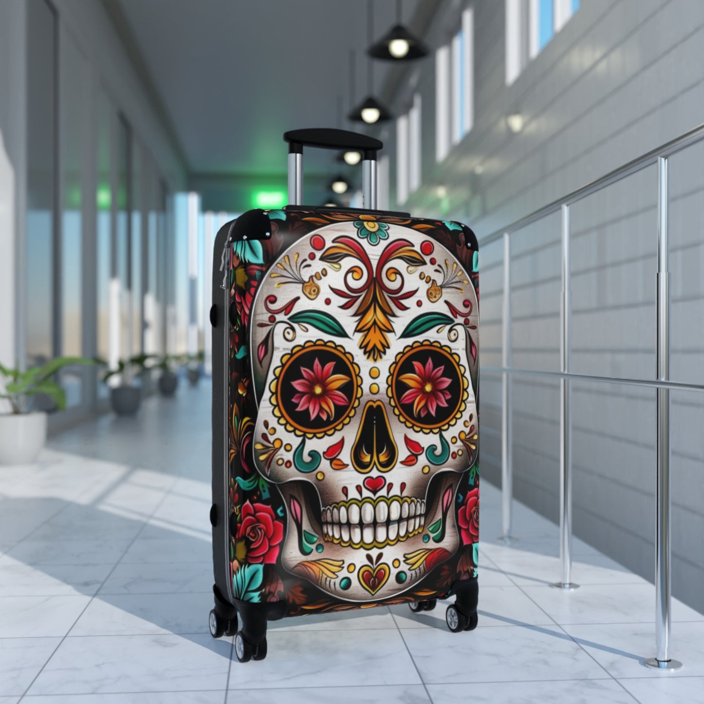 Suitcase - Sugar Skull