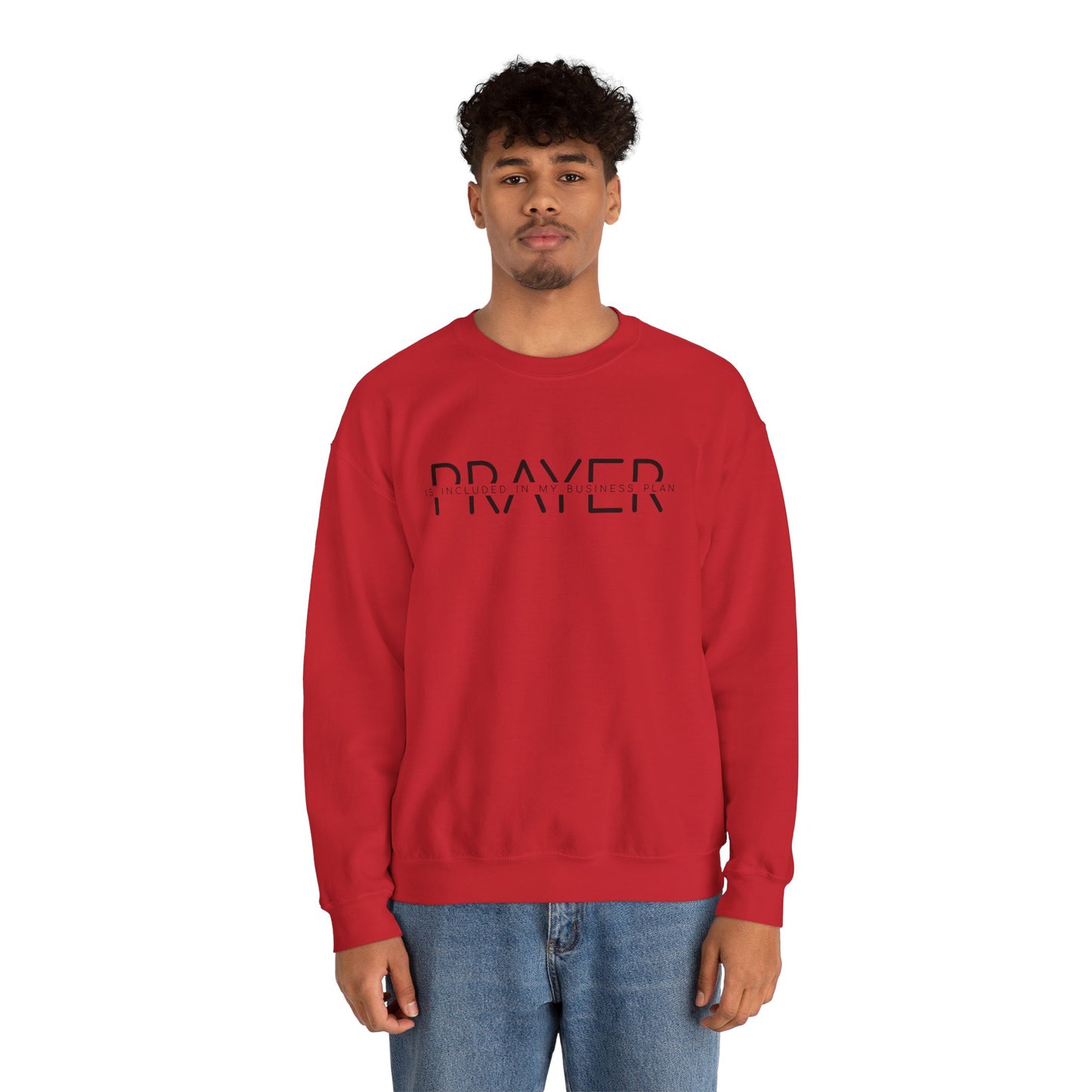 Unisex Heavy Blend™ Crewneck Sweatshirt - Prayer is included on my business plan