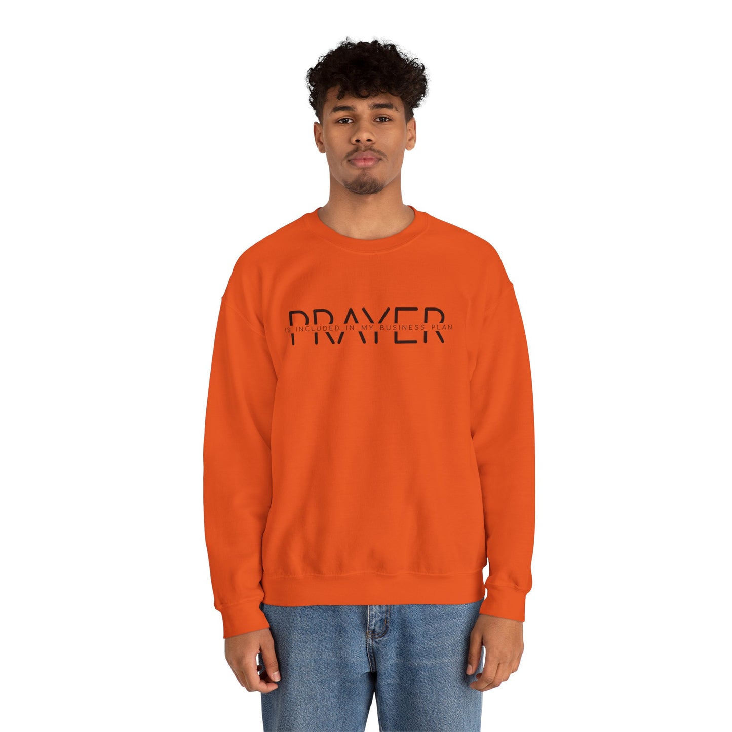 Unisex Heavy Blend™ Crewneck Sweatshirt - Prayer is included on my business plan