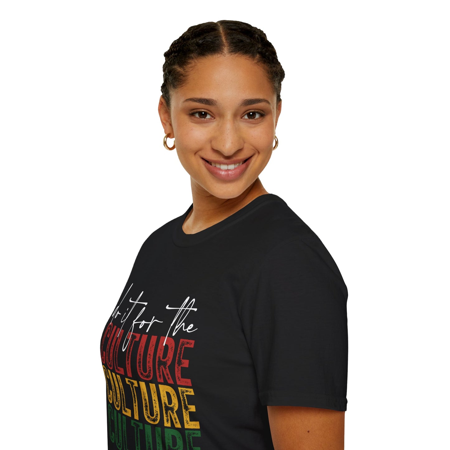 Unisex Softstyle T-Shirt: "Do It For The Culture" - Vibrant Cultural Statement Tee