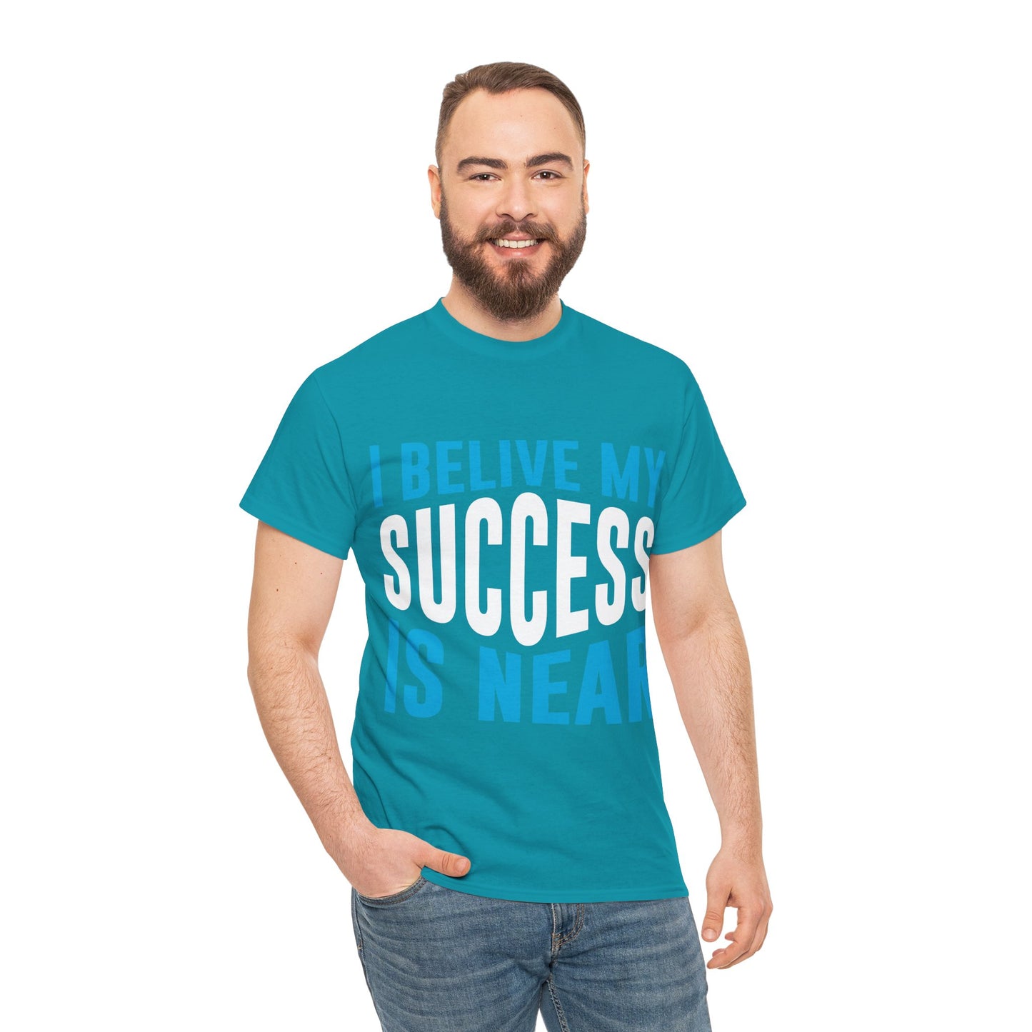 Unisex Heavy Cotton Tee - Success is Near