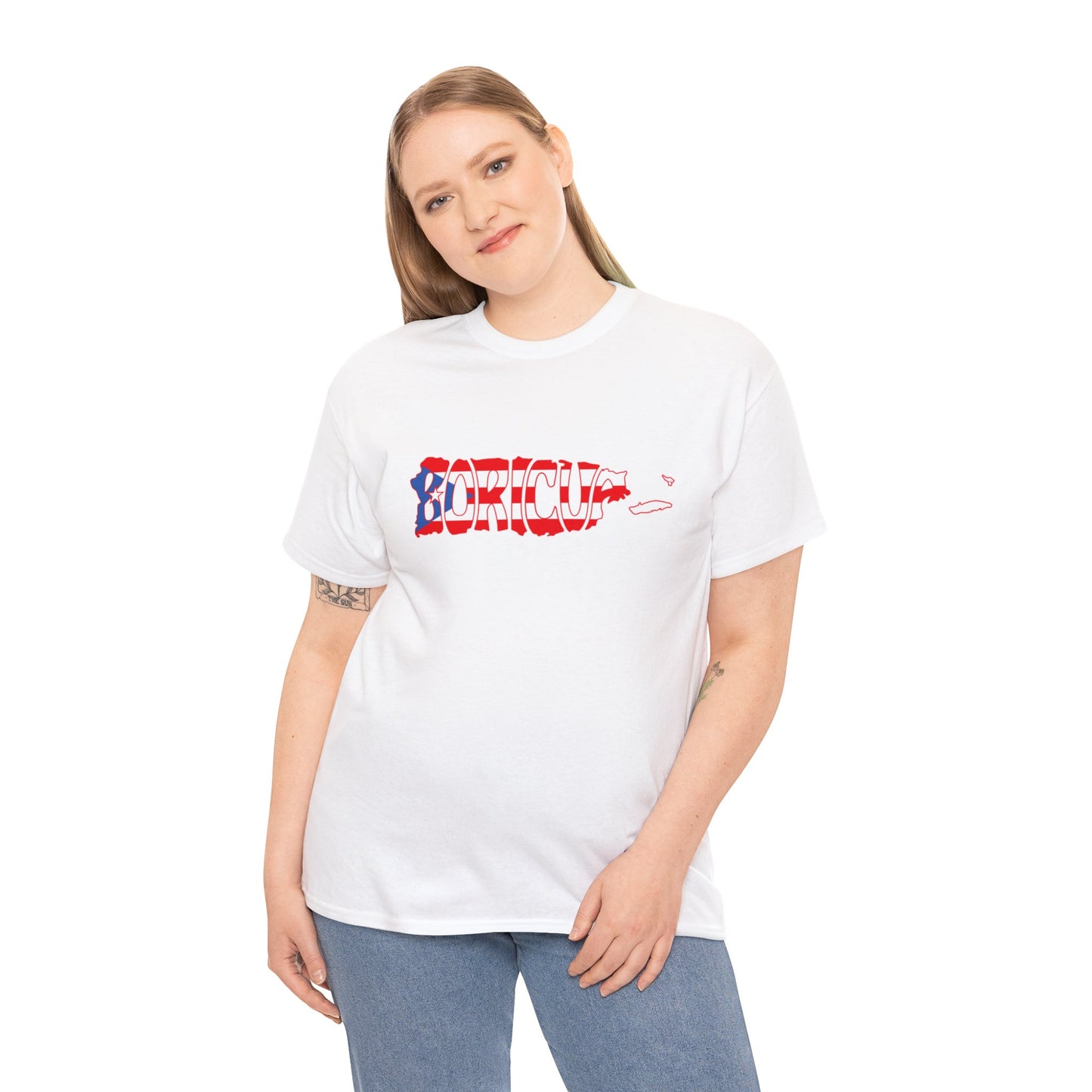 Unisex Heavy Cotton Tee - Boricua