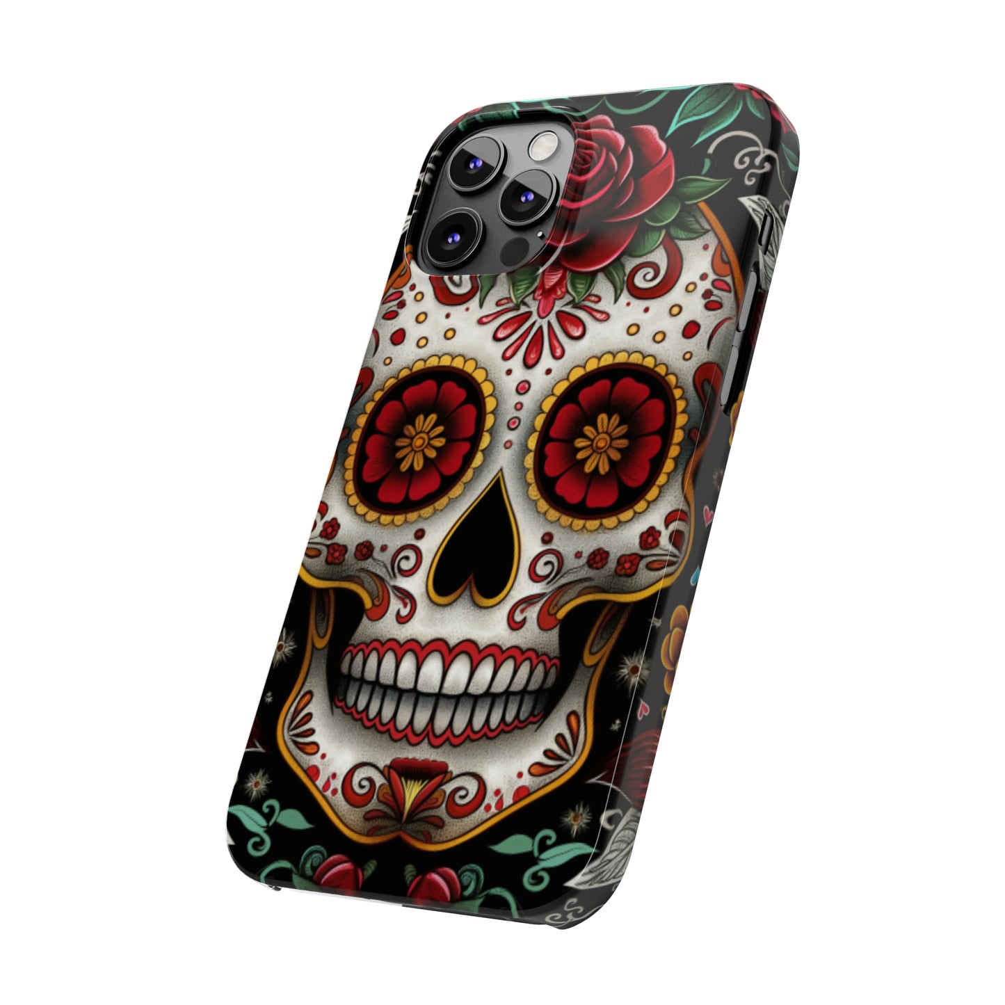 Slim Phone Cases - Sugar Skulls