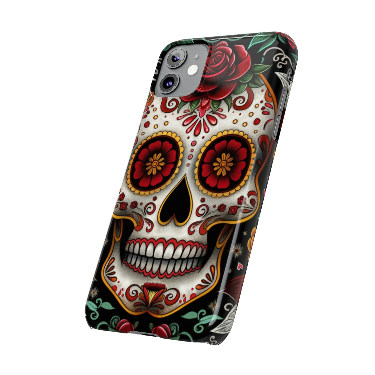 Slim Phone Cases - Sugar Skulls