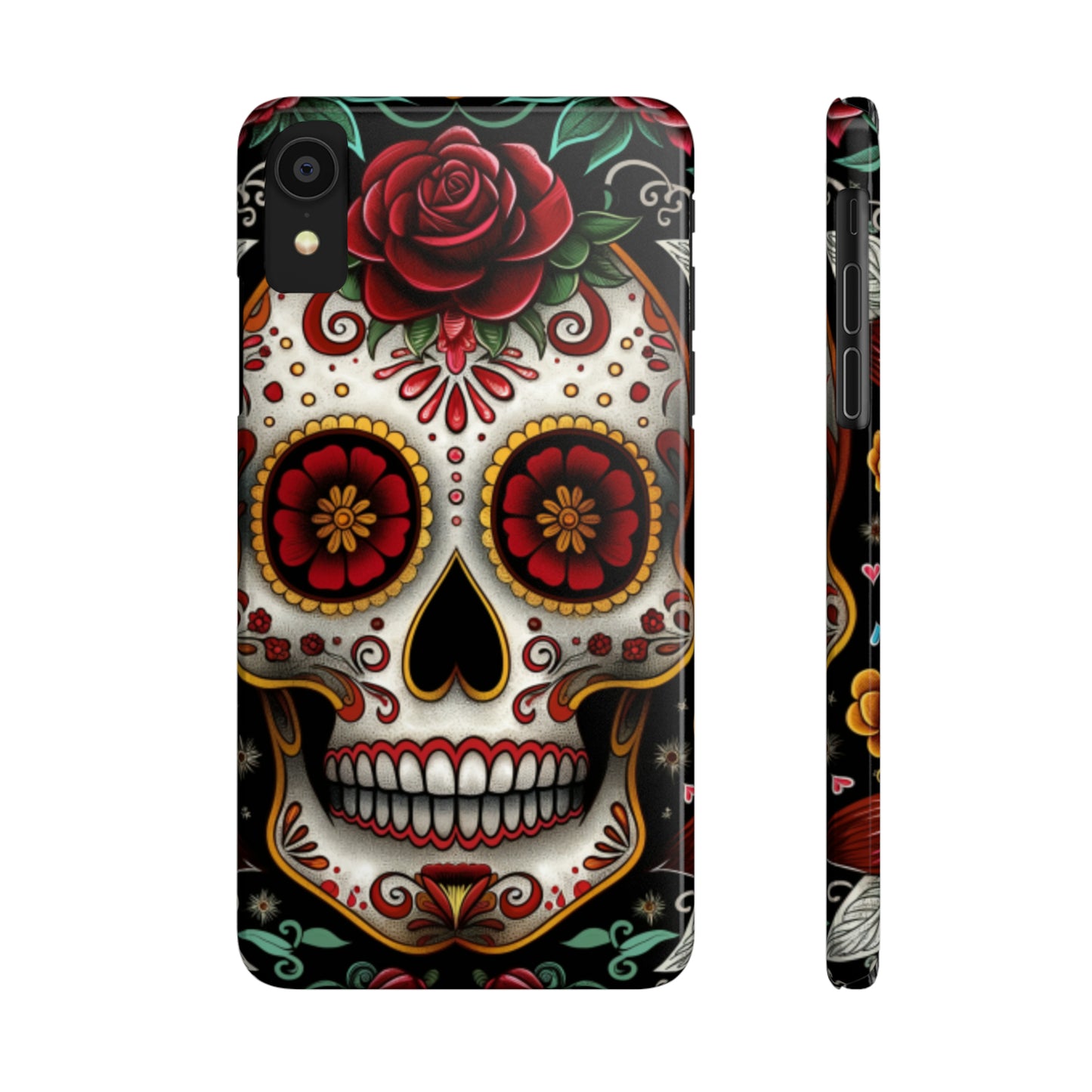 Slim Phone Cases - Sugar Skulls