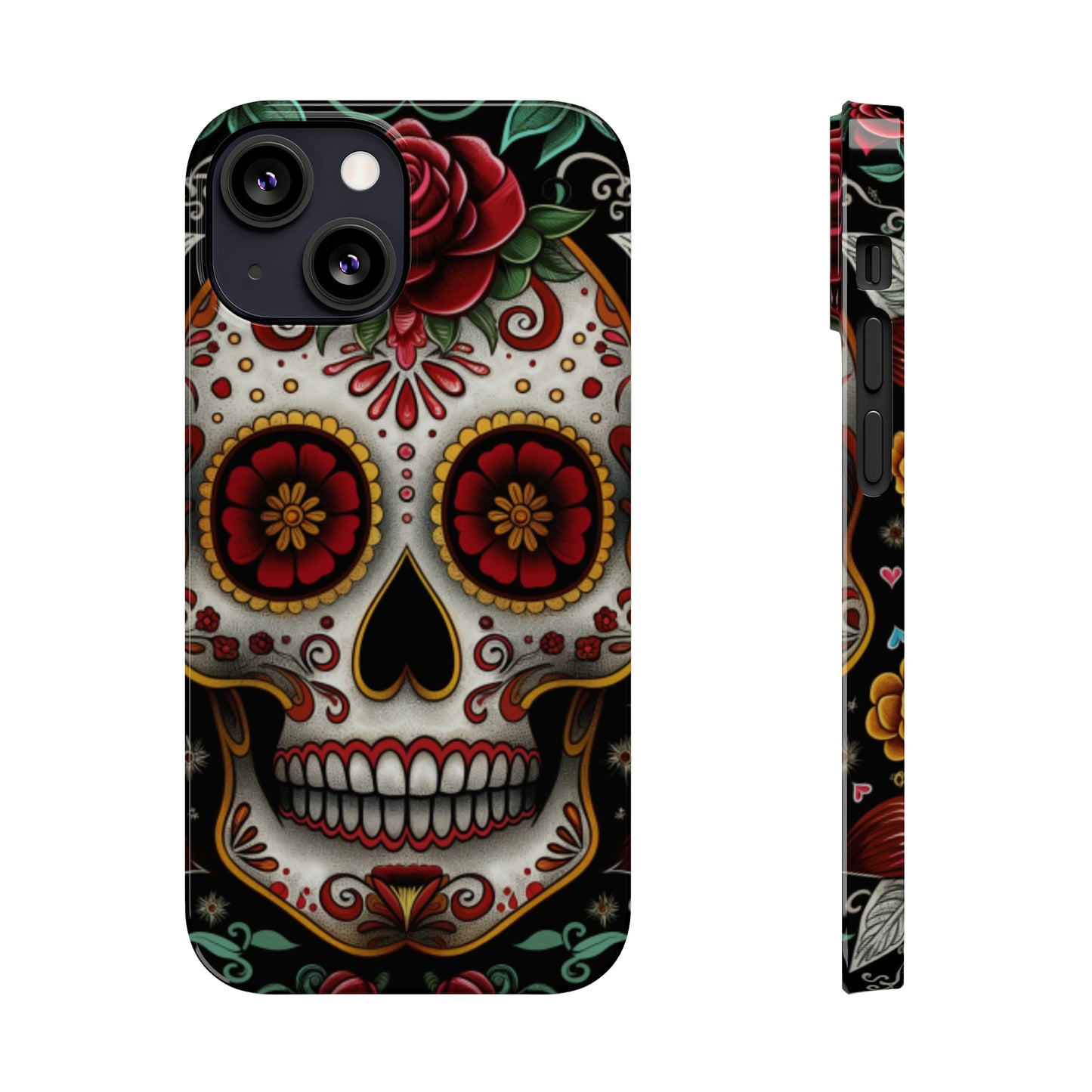 Slim Phone Cases - Sugar Skulls