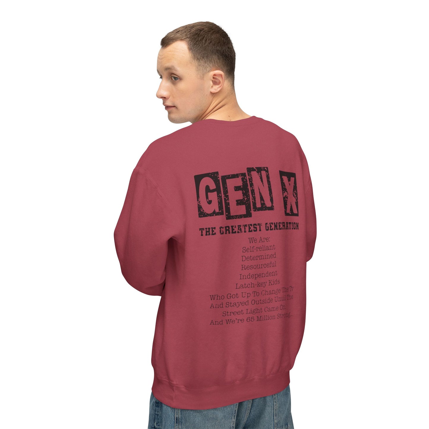 Unisex Lightweight Crewneck Sweatshirt - Gen X