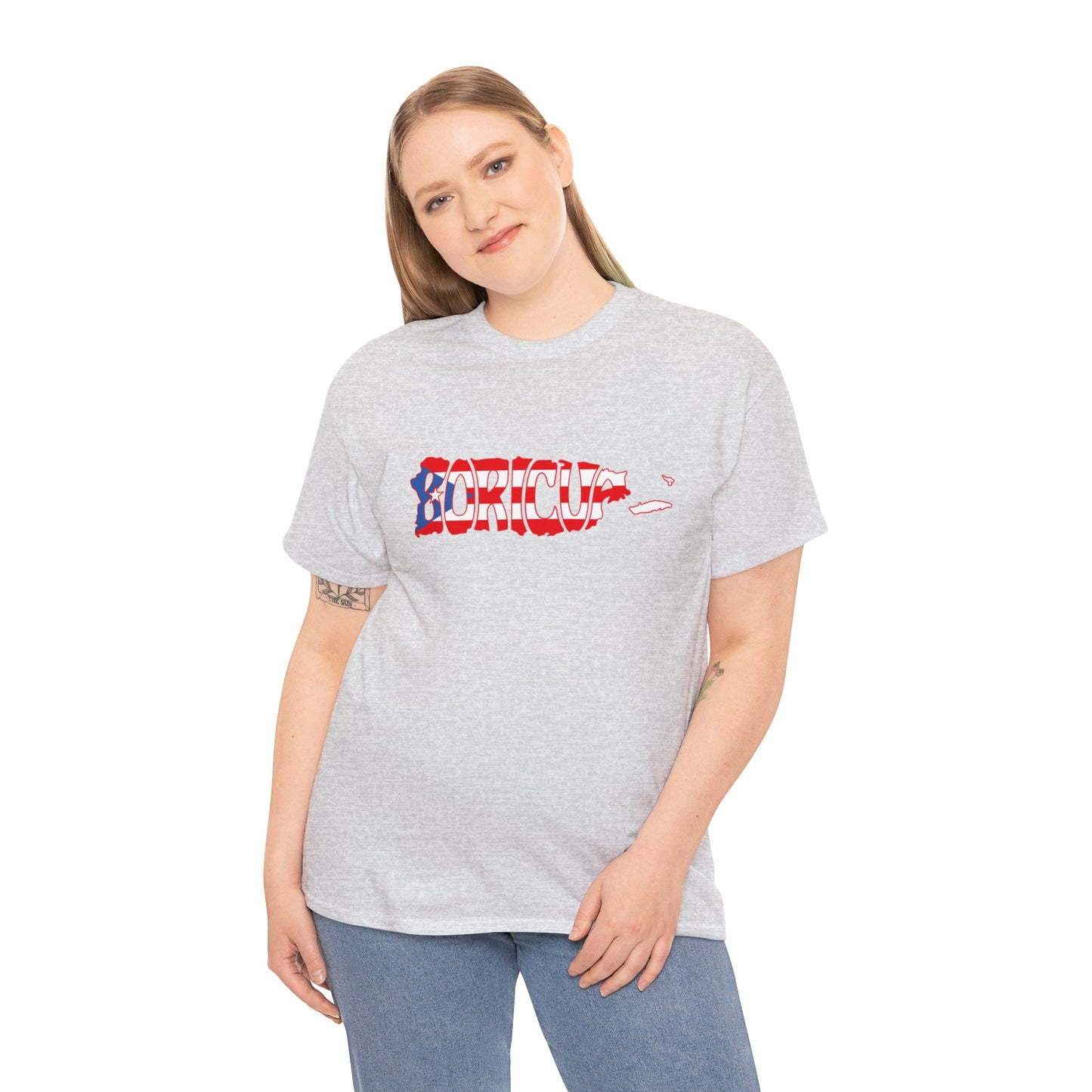 Unisex Heavy Cotton Tee - Boricua