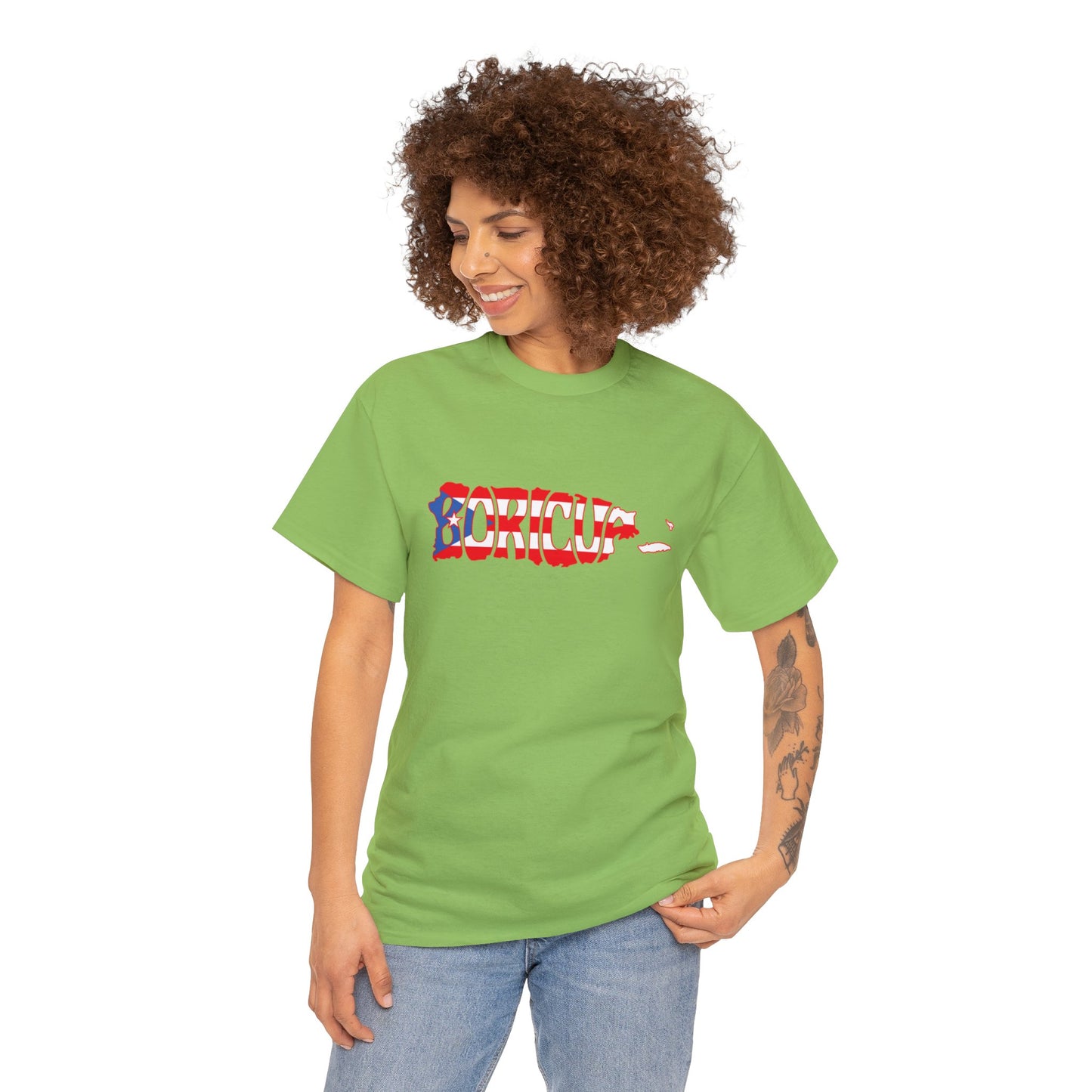 Unisex Heavy Cotton Tee - Boricua