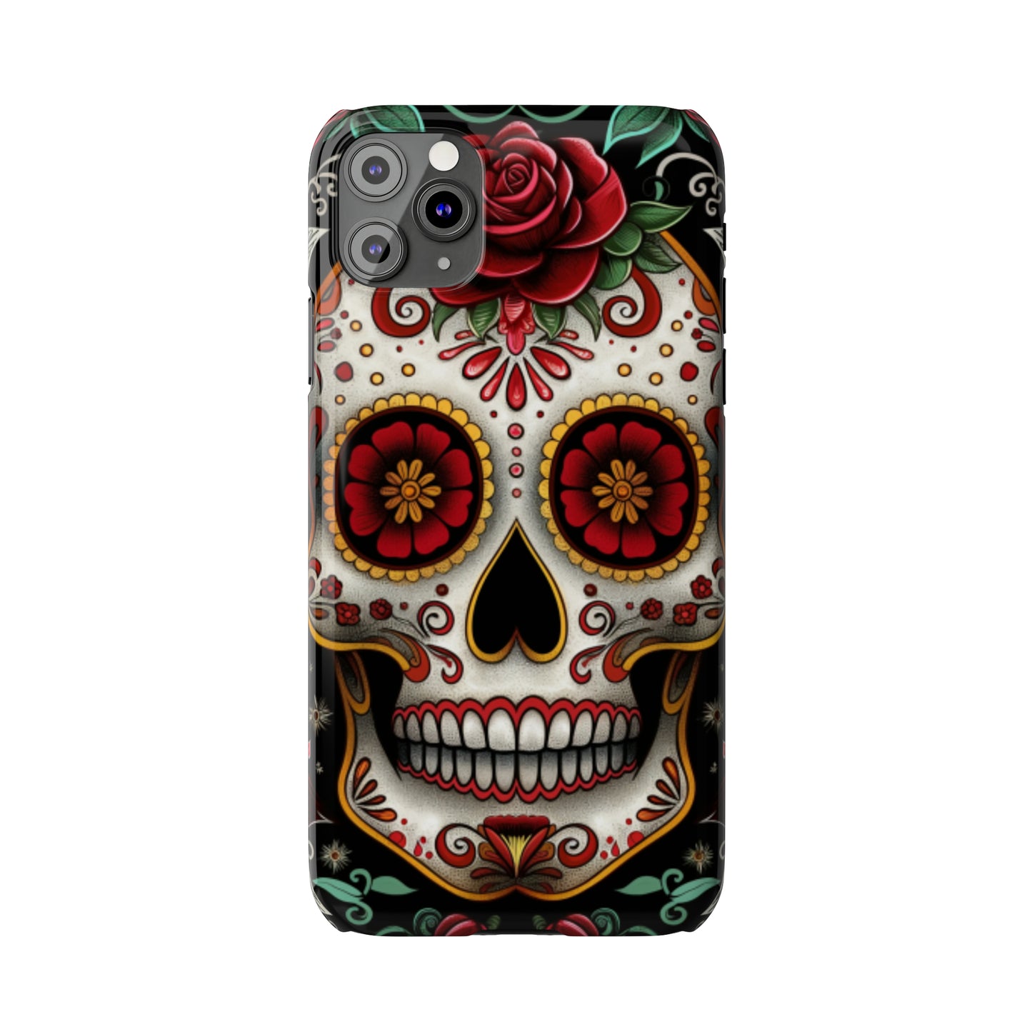 Slim Phone Cases - Sugar Skulls