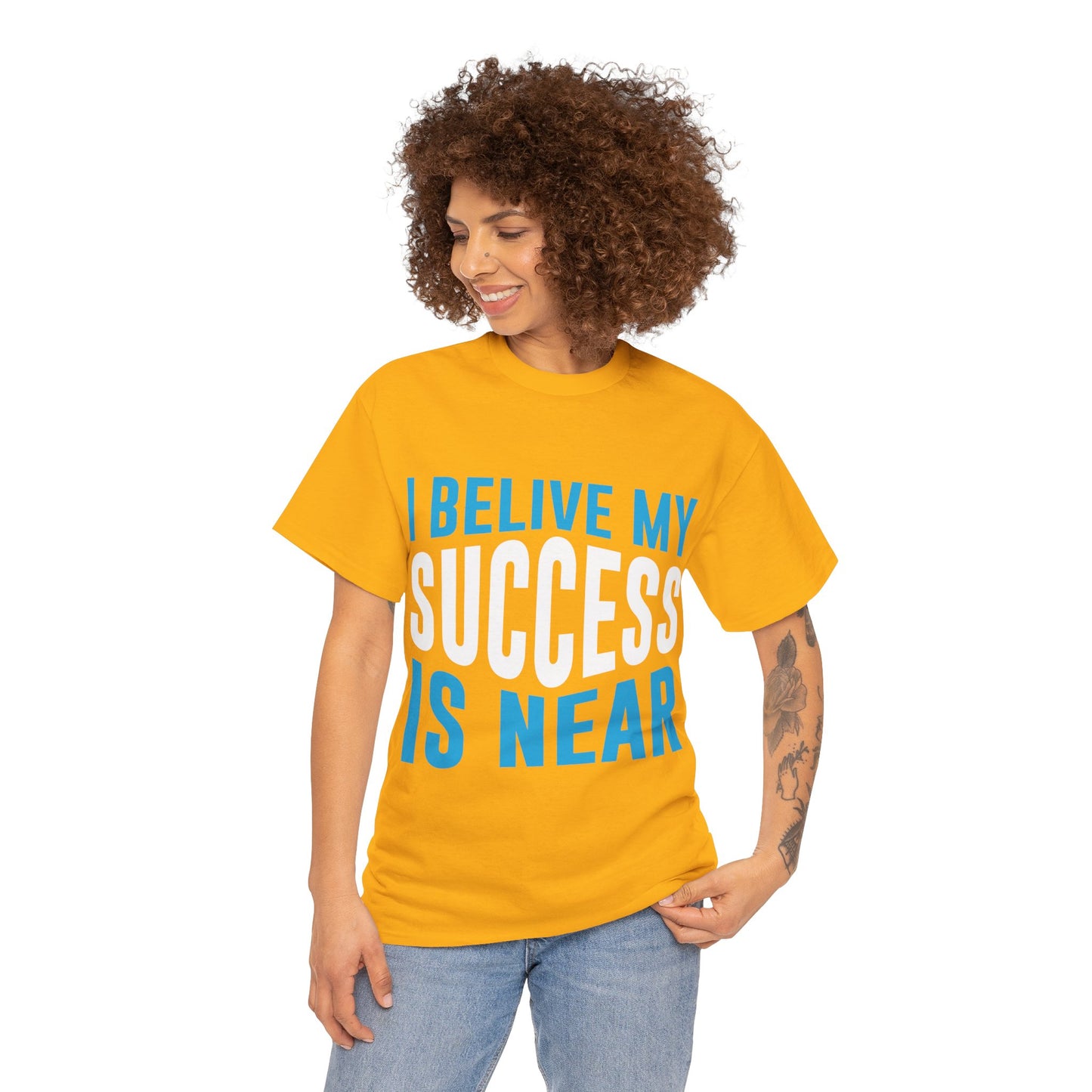 Unisex Heavy Cotton Tee - Success is Near