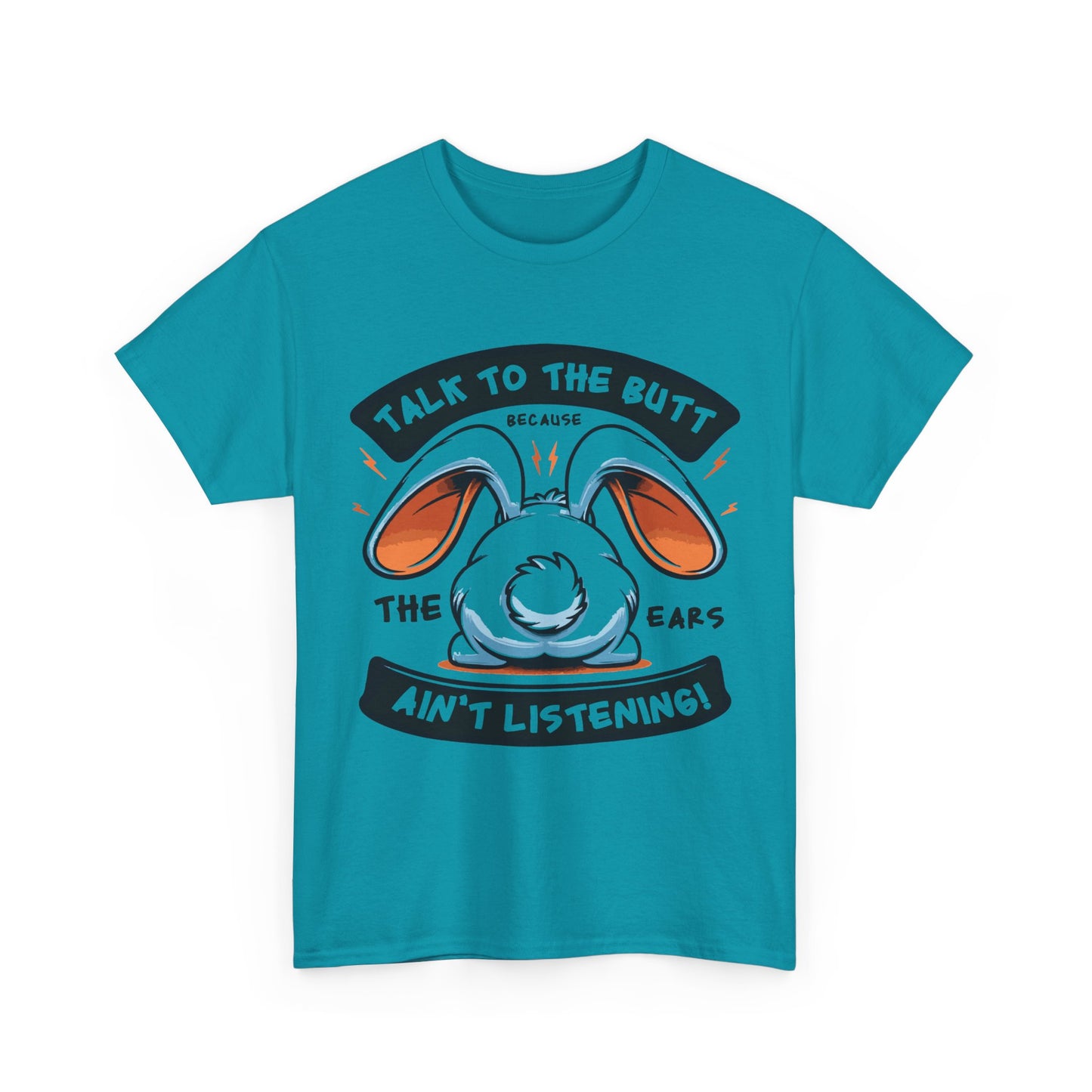 Unisex Heavy Cotton Tee - The ears aint listening