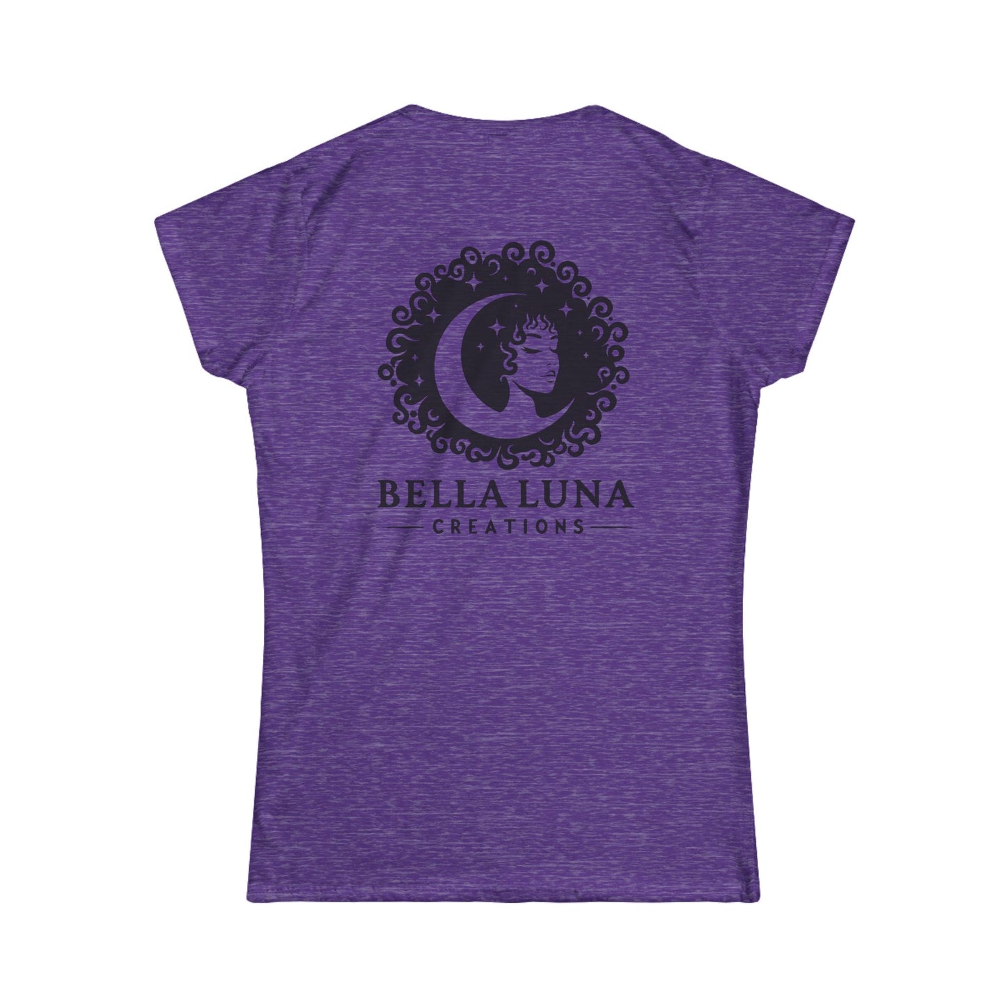 Stylish Women's Graphic Tee - Bella Luna Designs, Casual Wear, Gift Idea, Art Lover's Top, Comfortable Everyday T-Shirt
