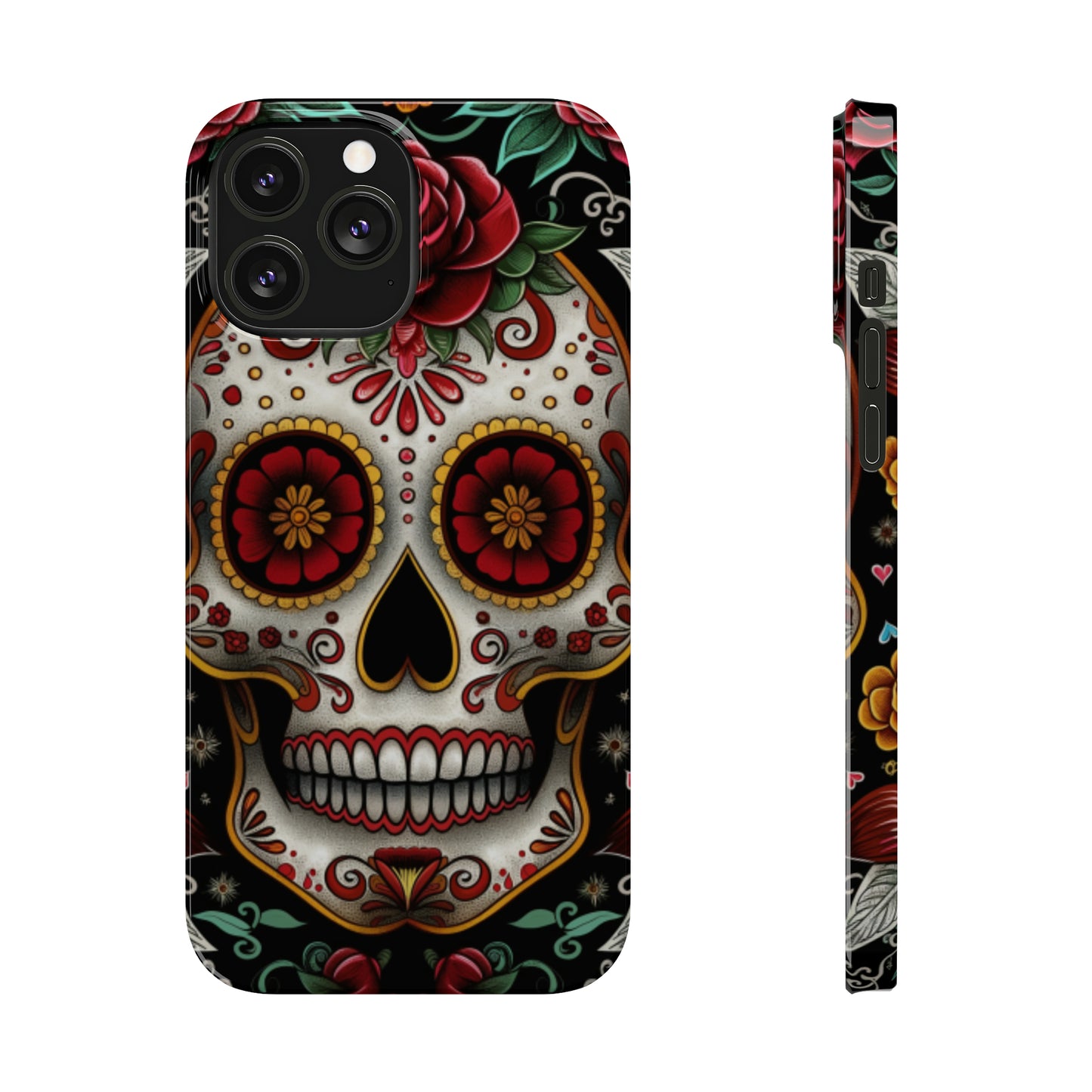 Slim Phone Cases - Sugar Skulls