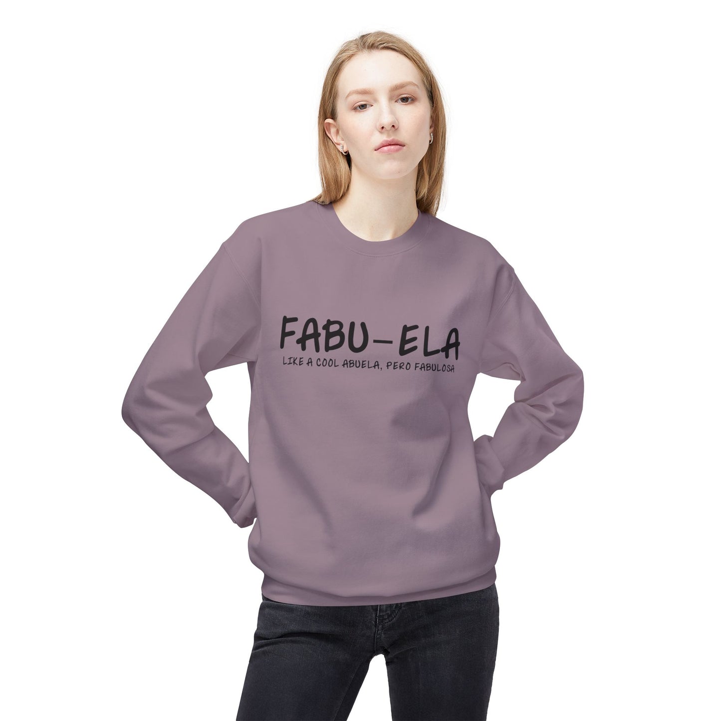 Unisex Midweight Softstyle Fleece Crewneck Sweatshirt - FABUELA